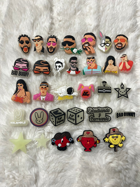 Bad Bunny Shoe Charms