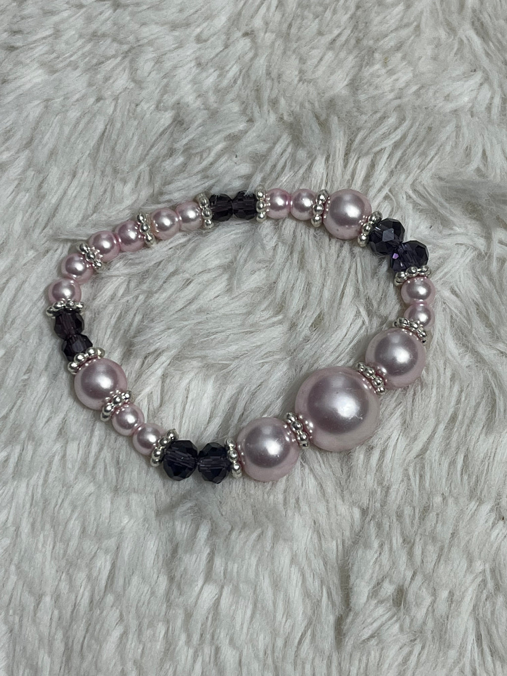 Blush Twilight Pearl Beaded Bracelet