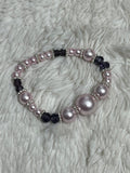 Blush Twilight Pearl Beaded Bracelet