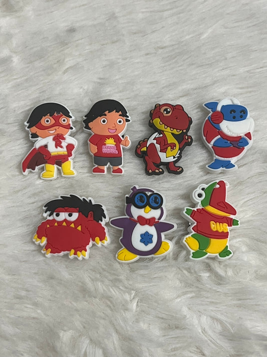 Ryan’s World Shoe Charms