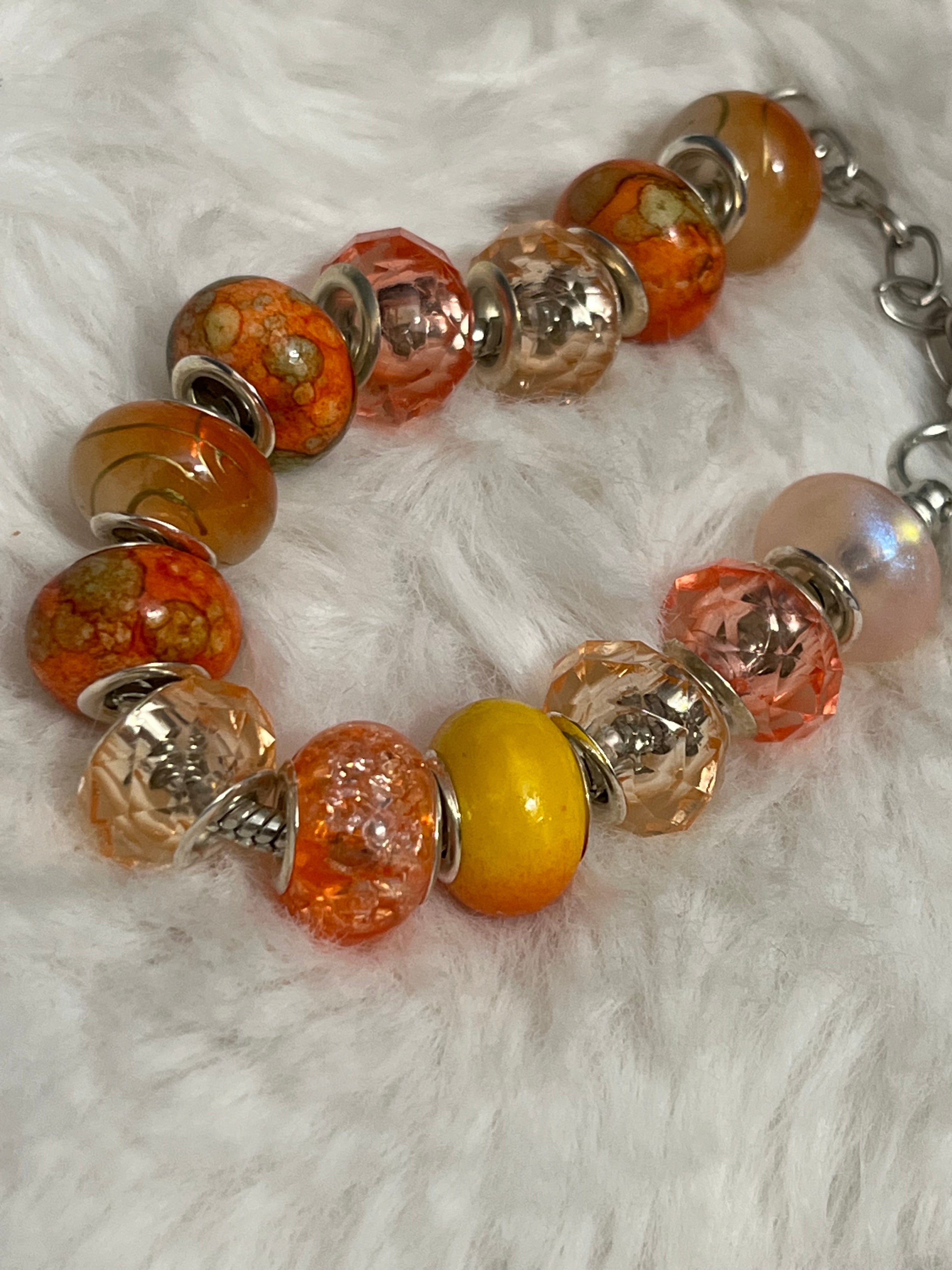 Autumn Ember Charm Bracelet