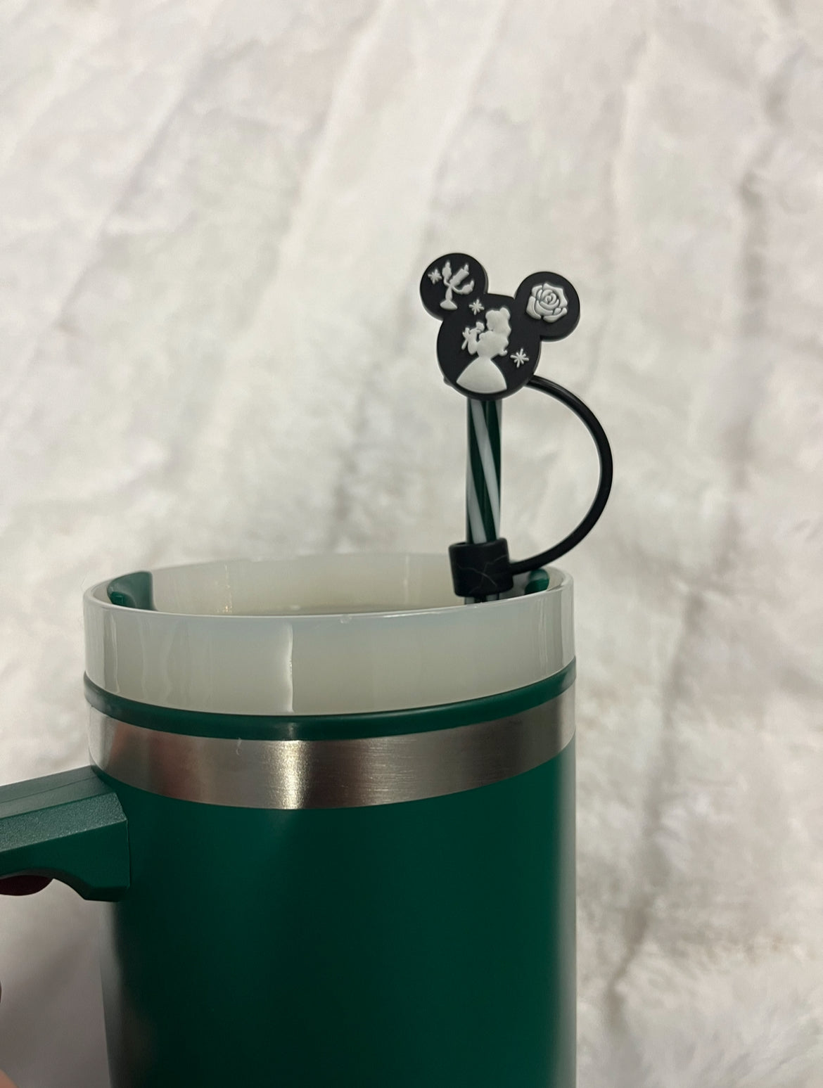 Beauty and the Beast Straw Topper