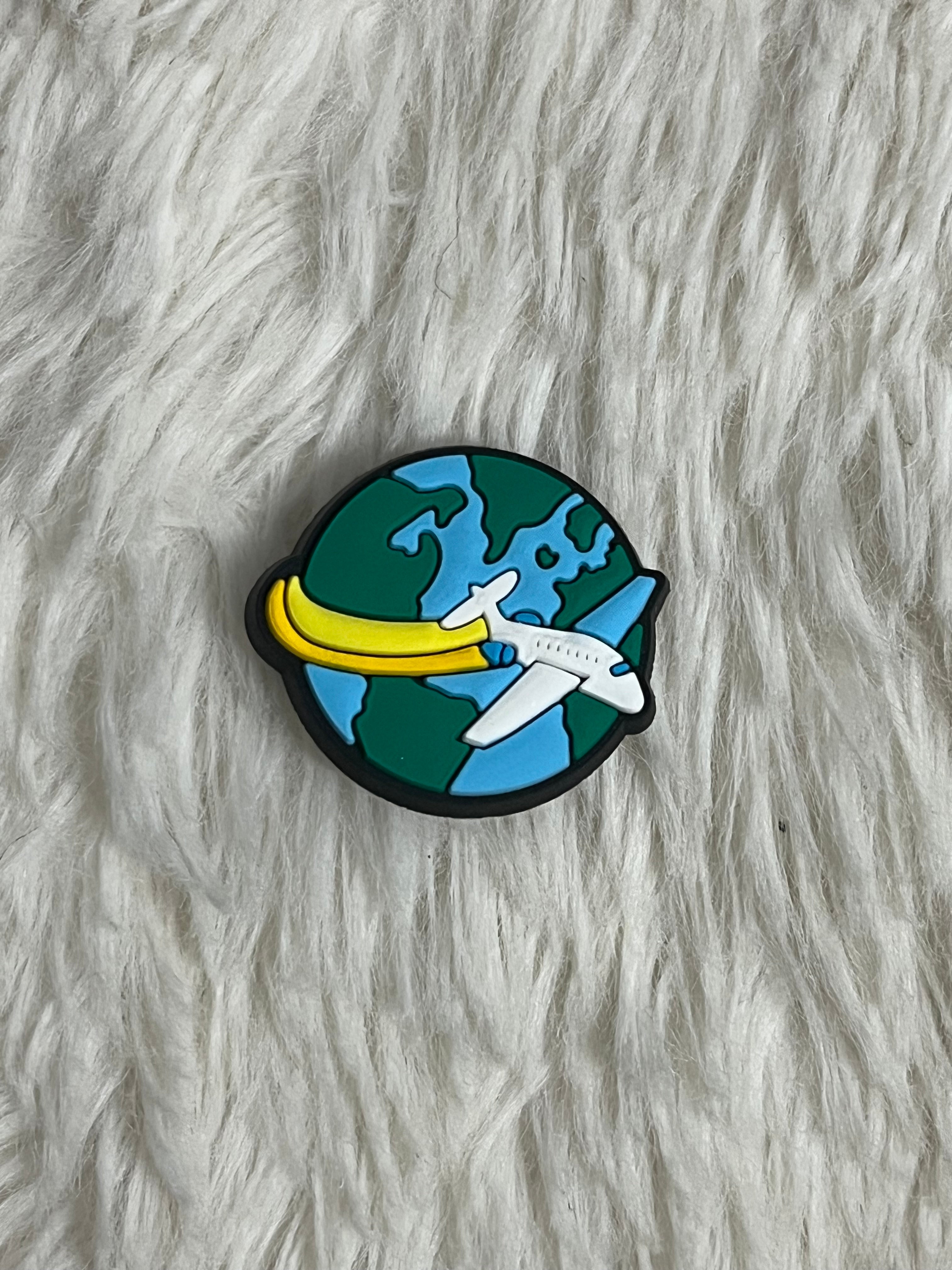 Air Travel Shoe Charms