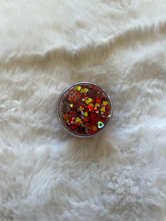 Heart Hair and Body Glitter