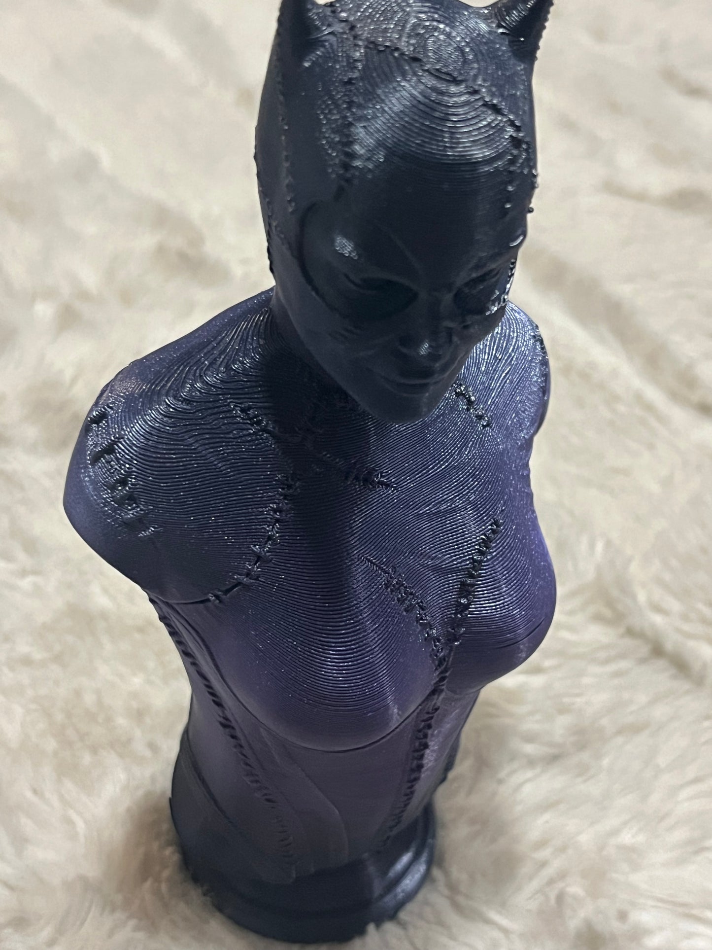 Cat Woman Bust 3D Print