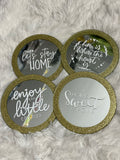 Home Glass Coasters