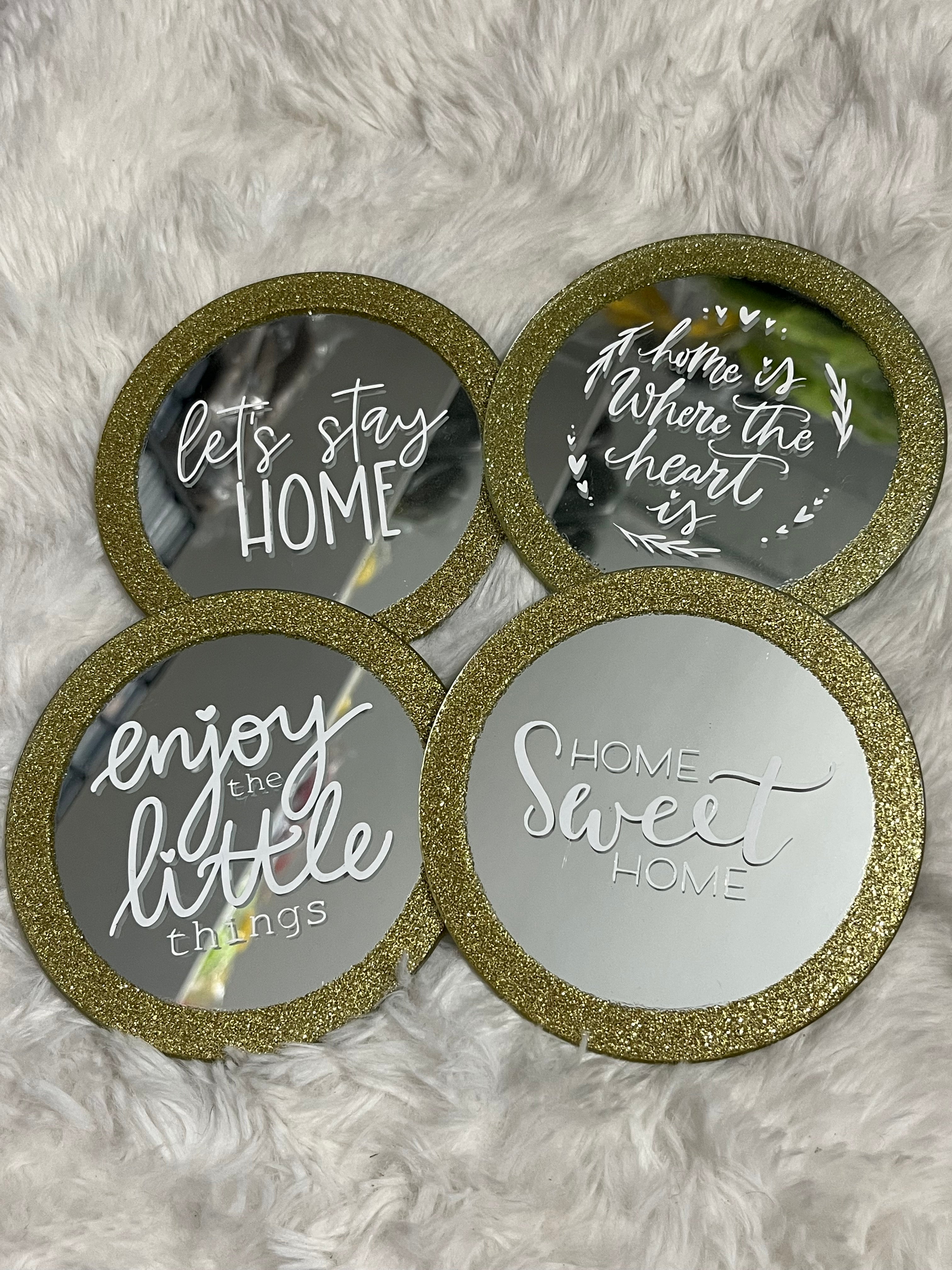 Home Glass Coasters