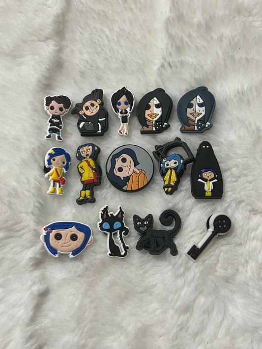 Coraline Croc Charms