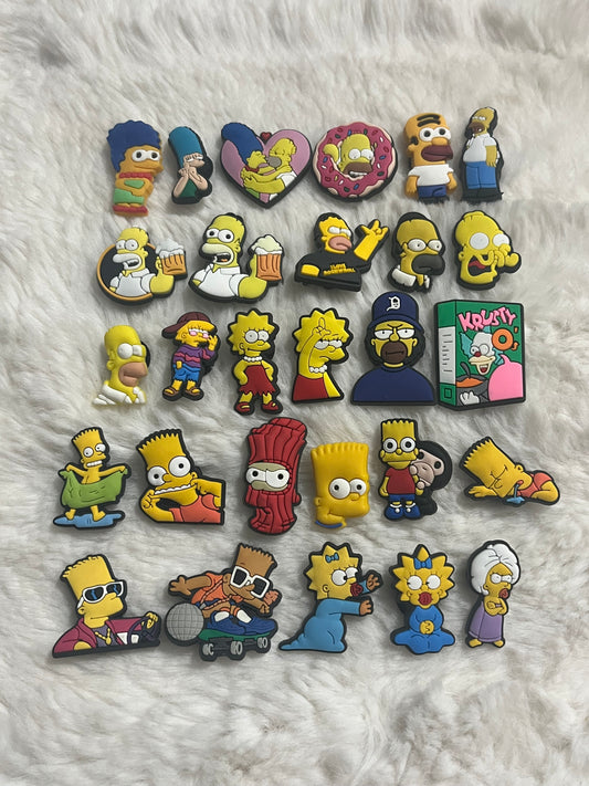 Simpsons Shoe Charms