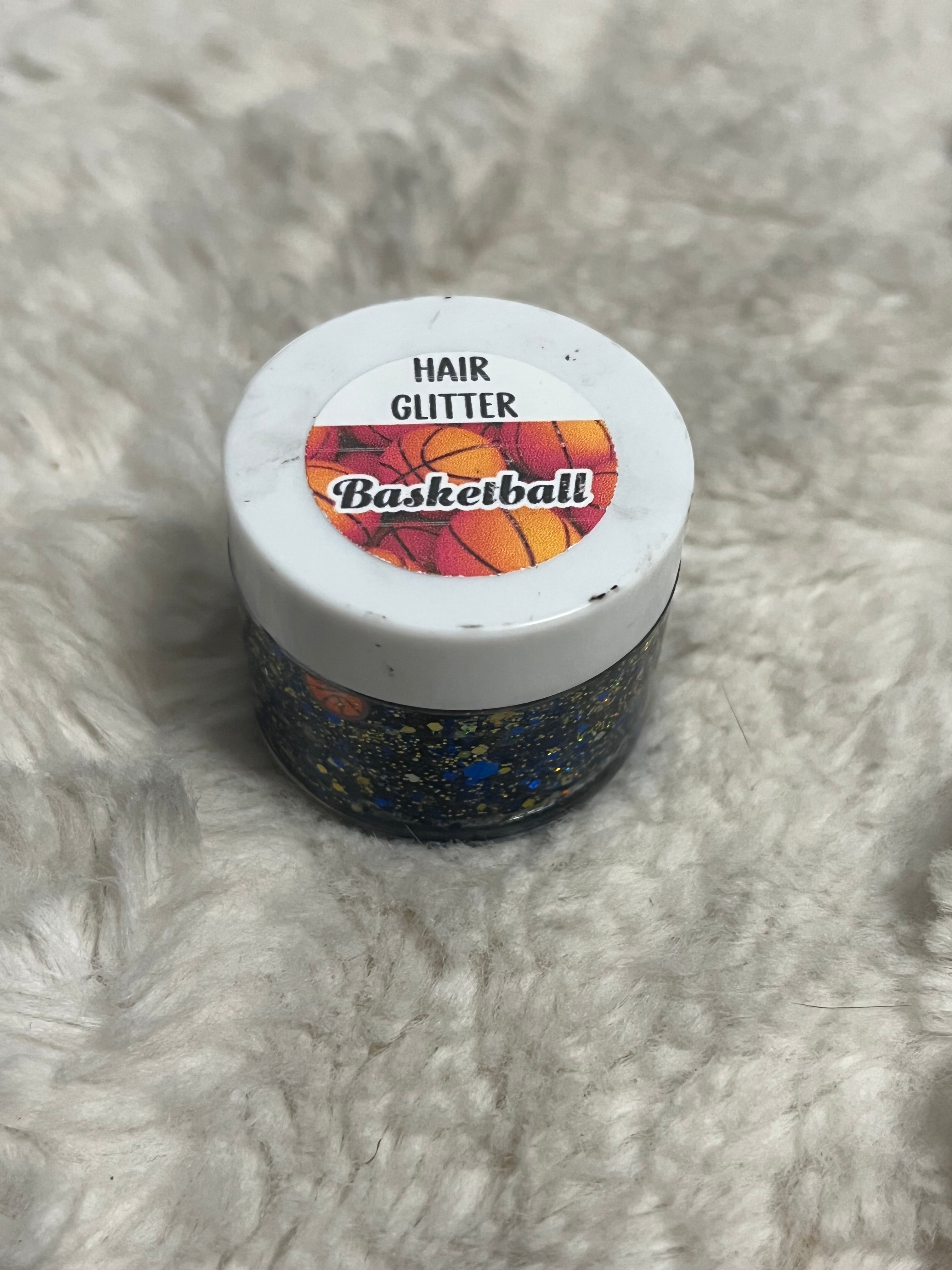 Basketball Hair & Body Glitter