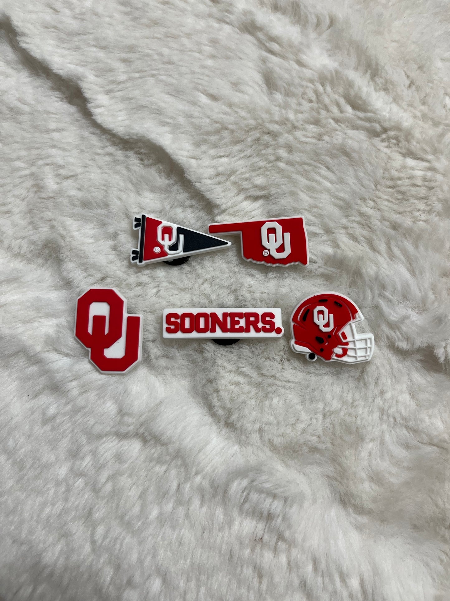 Oklahoma Sooners Croc Charms