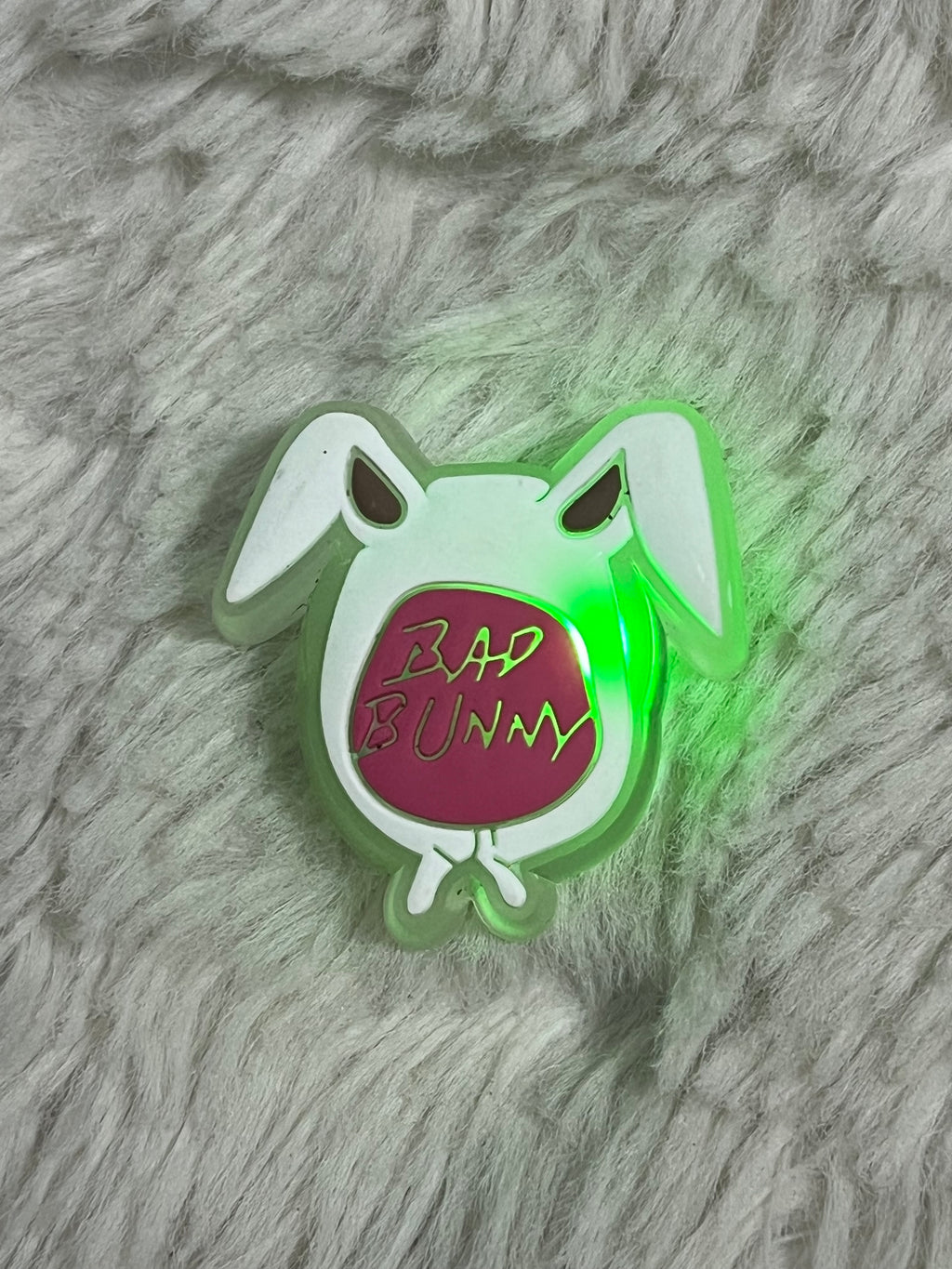 Bad Bunny Light Up Shoe Charm