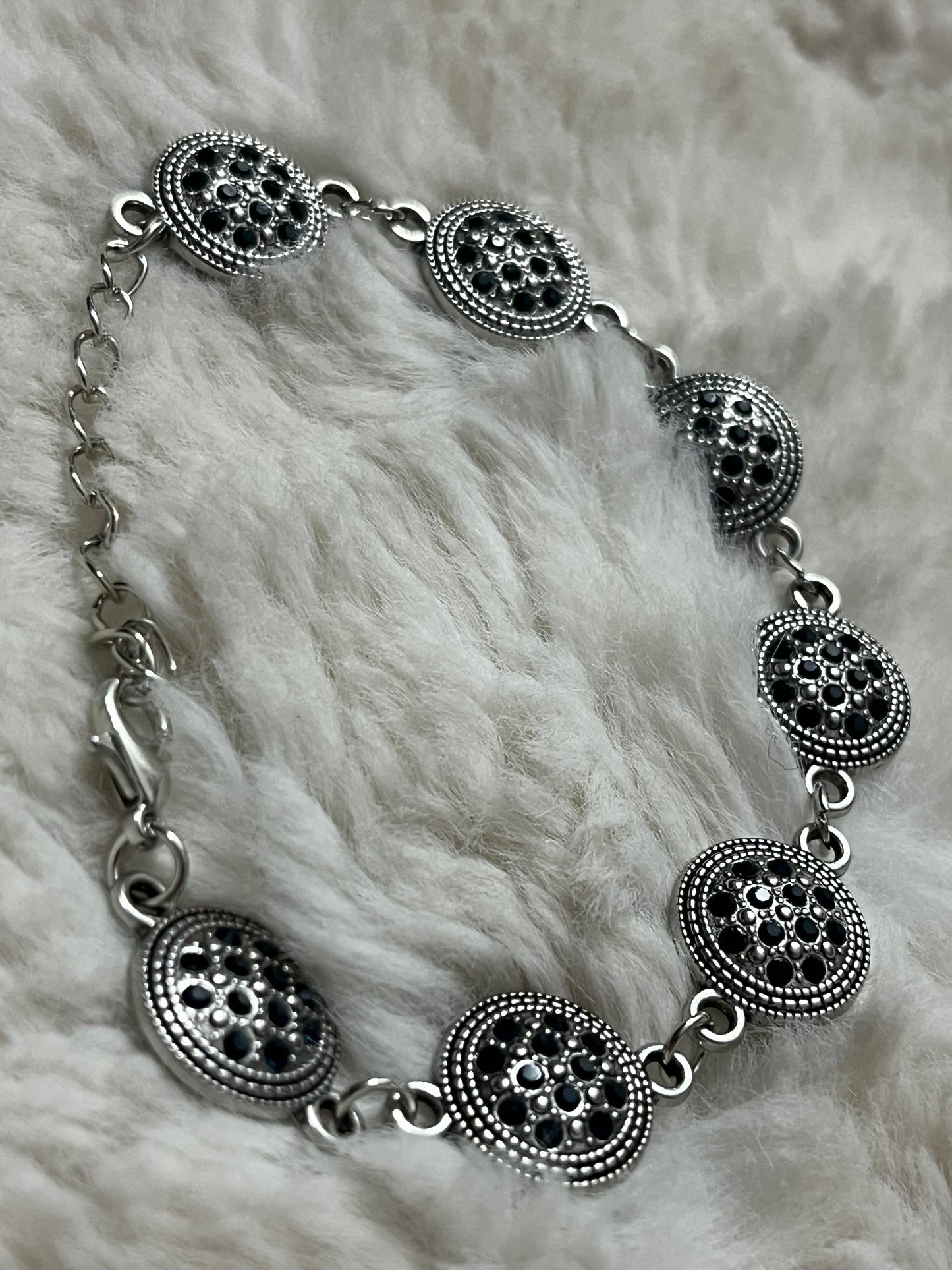 Midnight Medallion Bracelet