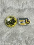 Beach Volleyball Shoe Charms
