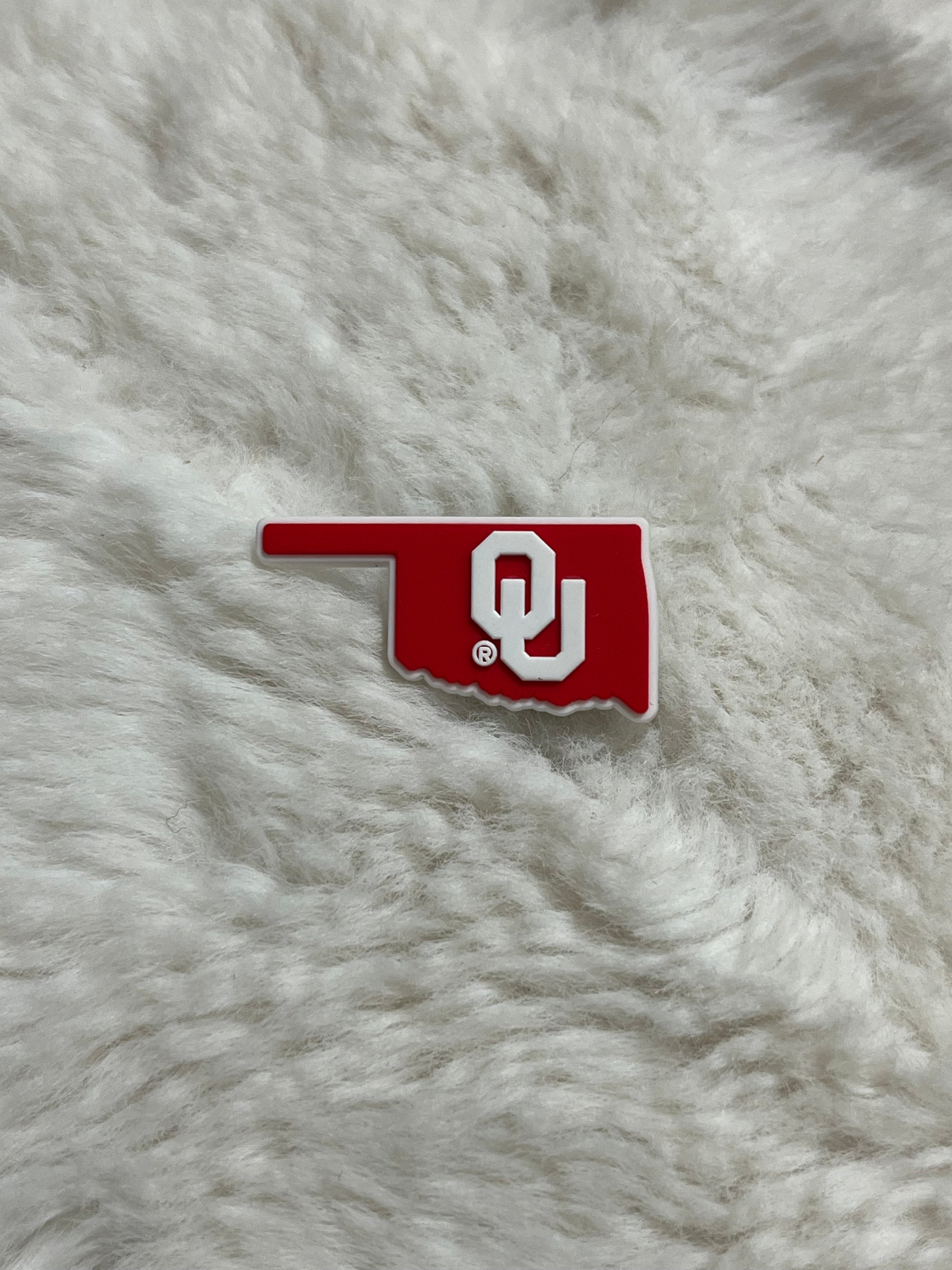 Oklahoma Sooners Croc Charms