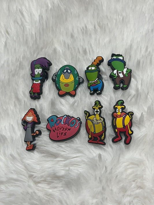 Rockos Modern Life Croc Charms
