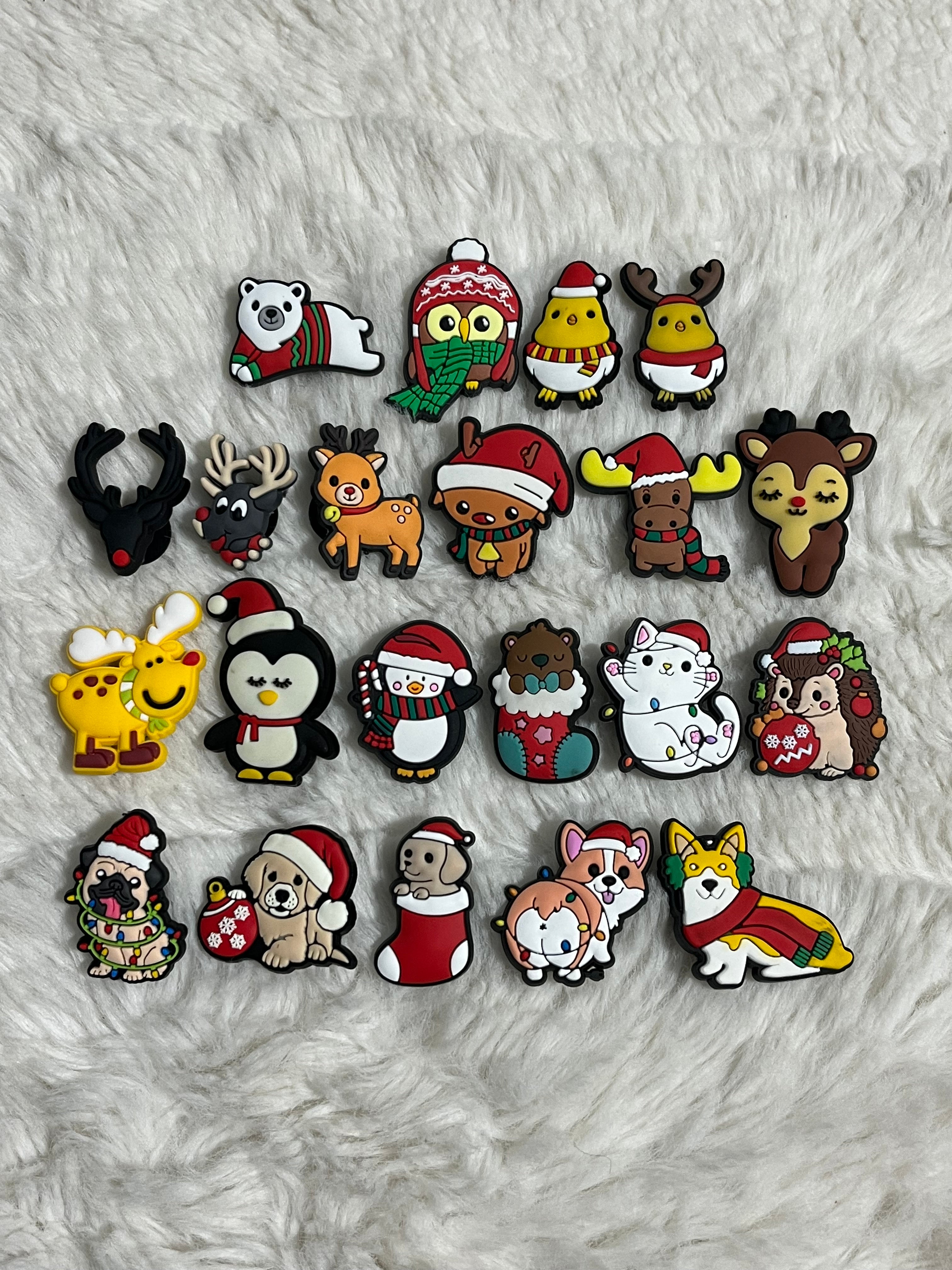 Christmas (Animals) Shoe Charms