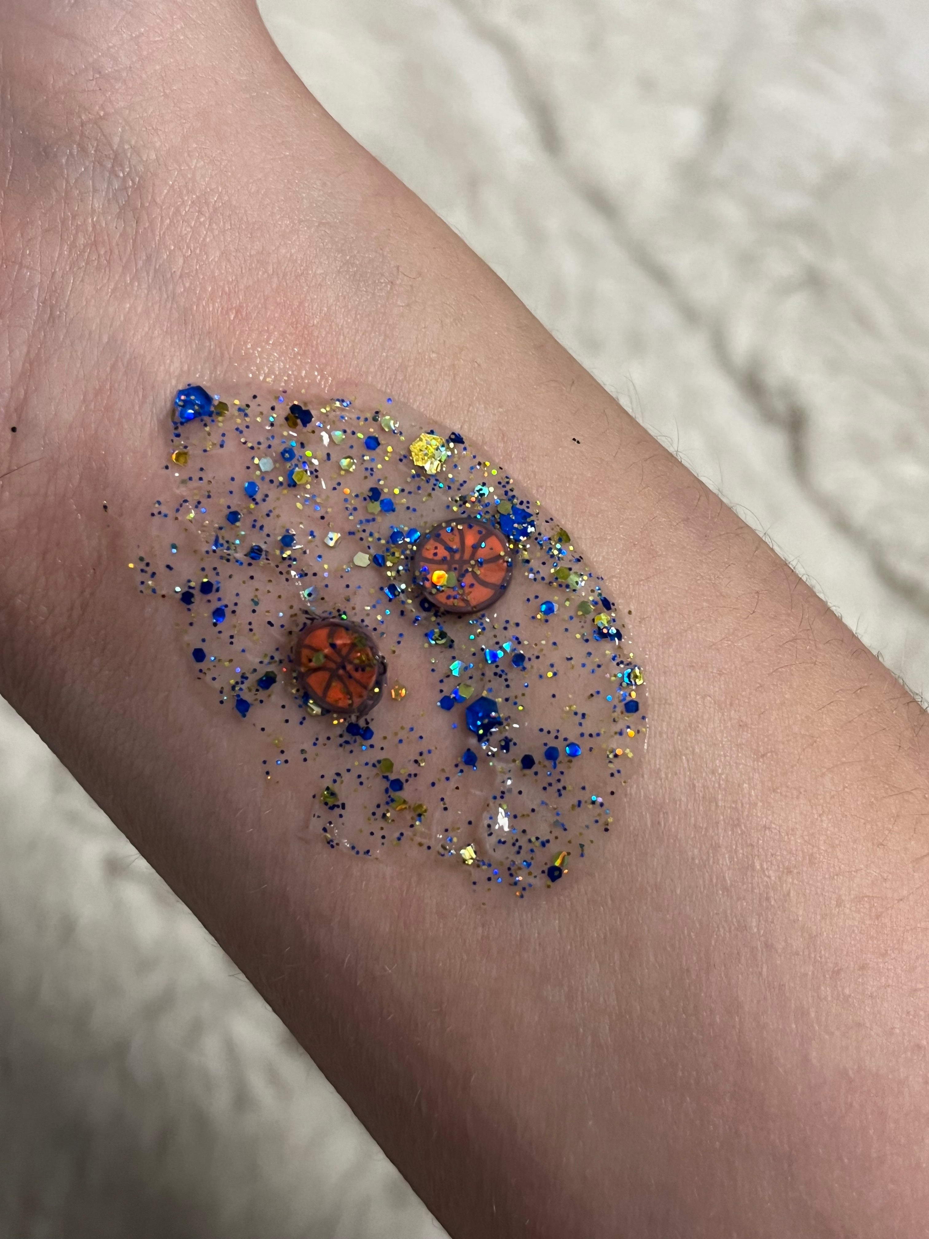 Basketball Hair & Body Glitter