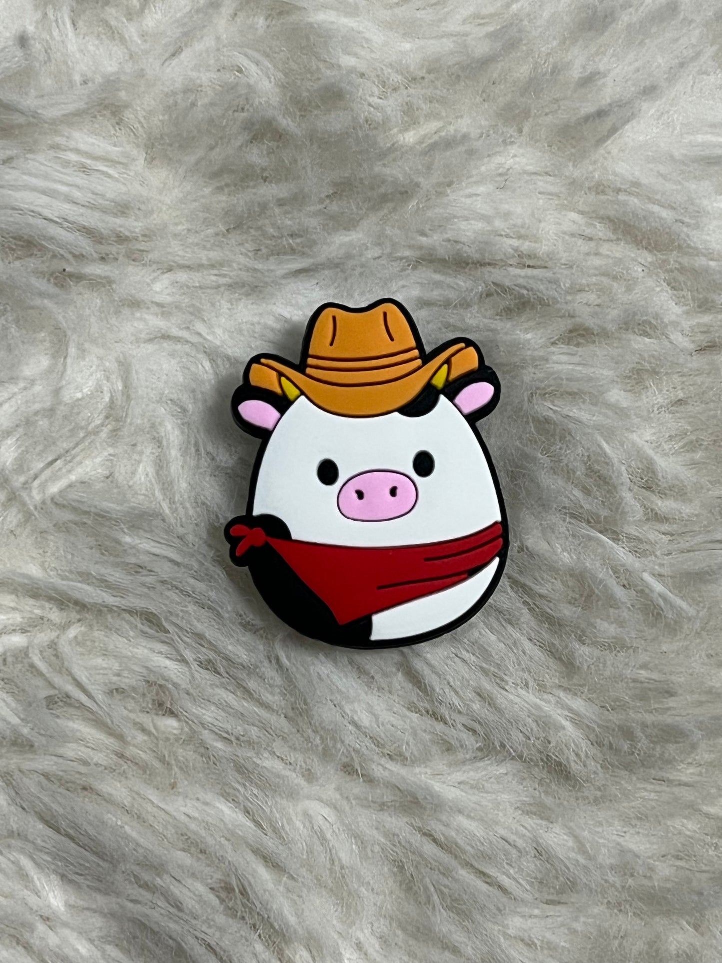Squishmallow (Cow) Shoe Charms
