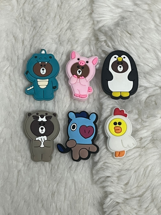 Line and Friends Shoe Charms