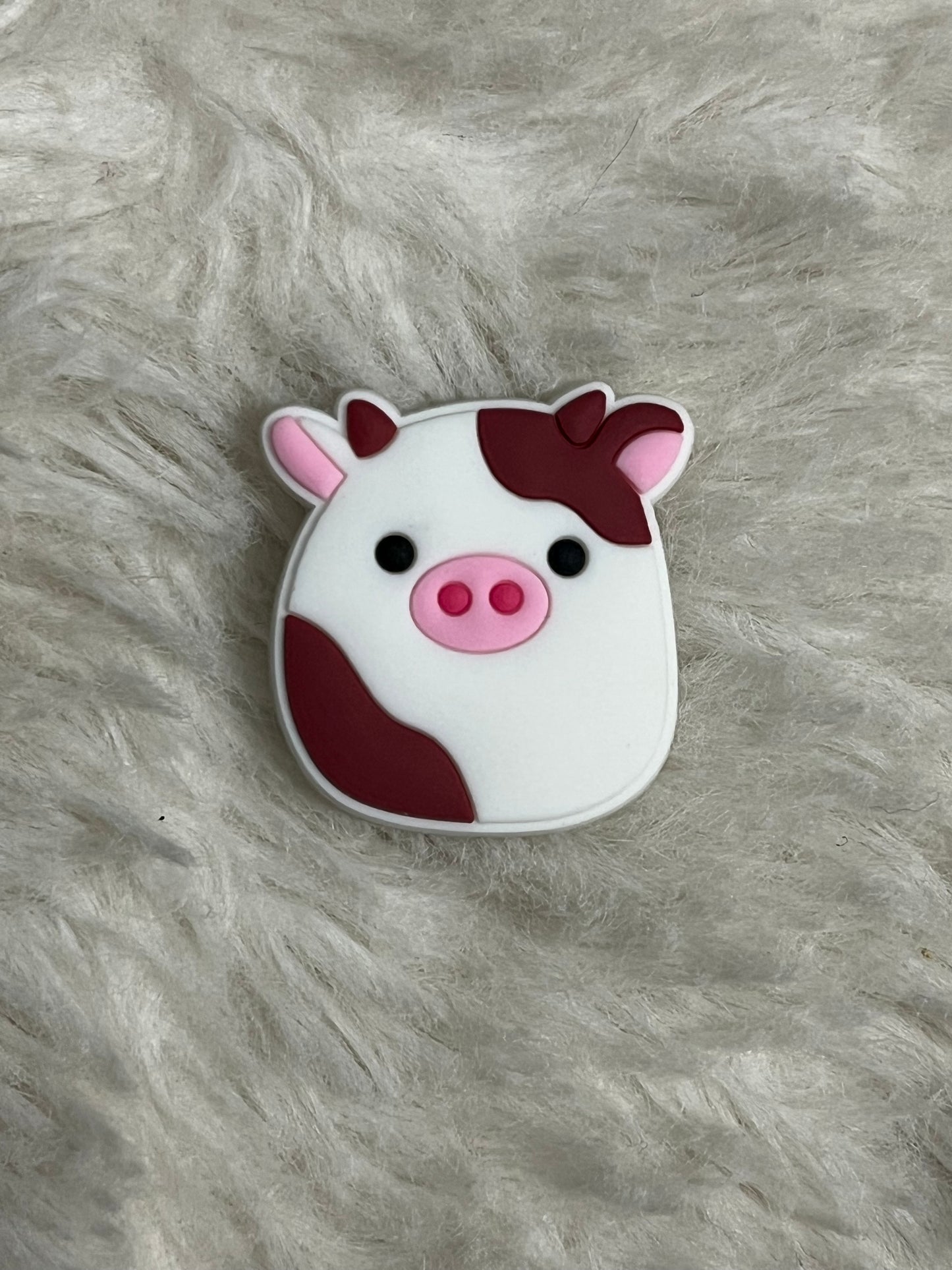 Squishmallow (Cow) Shoe Charms