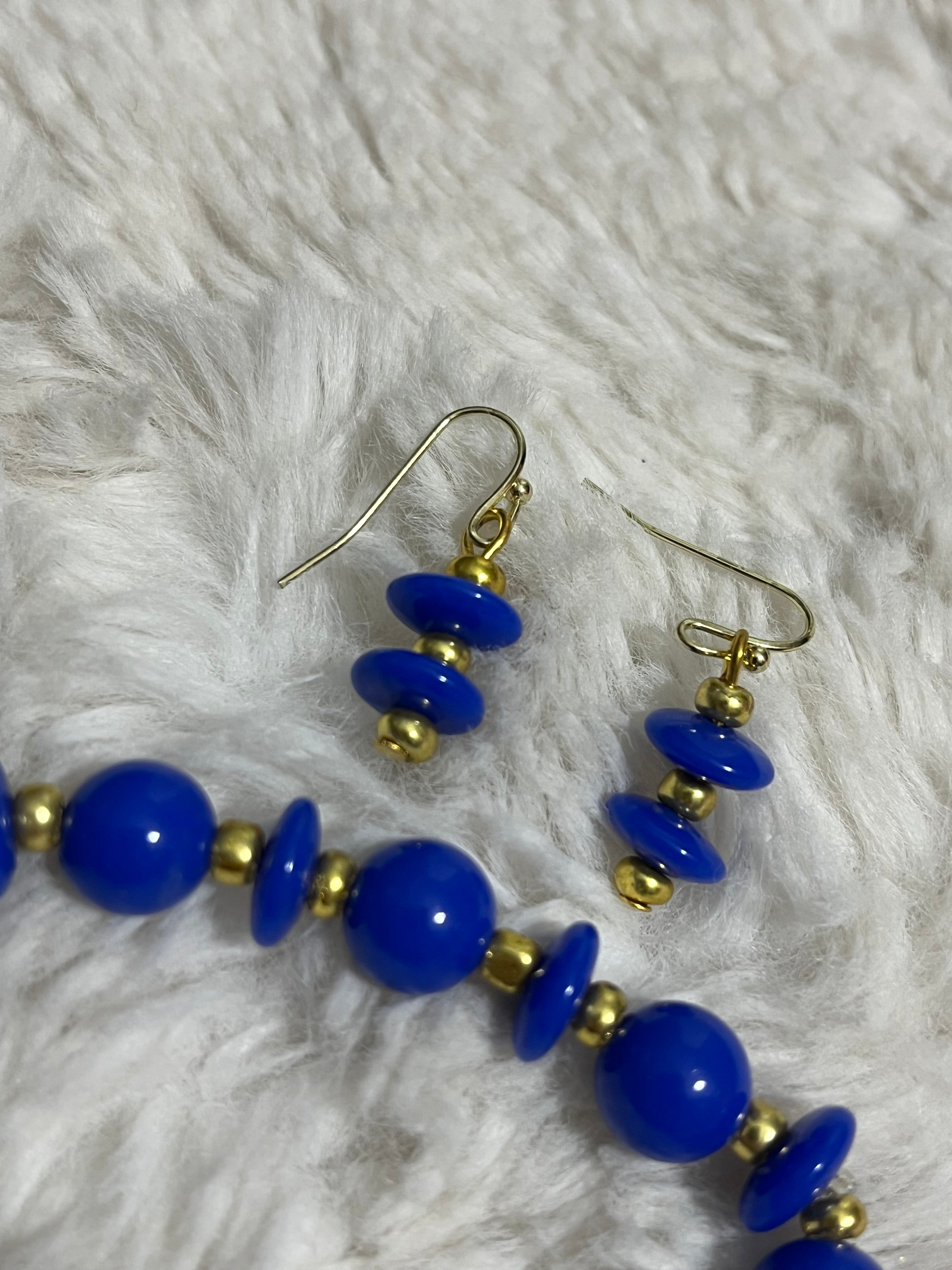 Sapphire Gold Bracelet Set