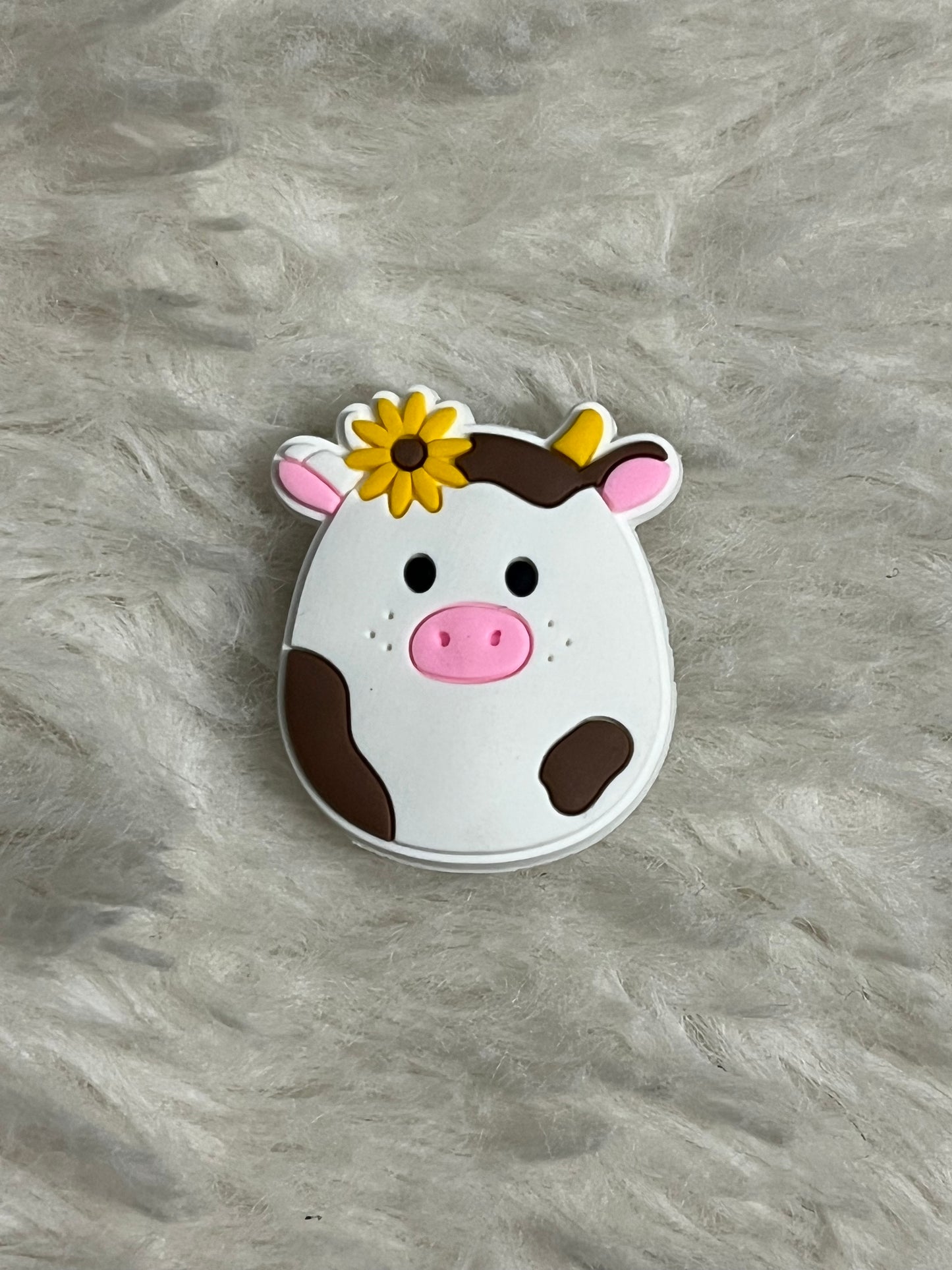 Squishmallow (Cow) Shoe Charms