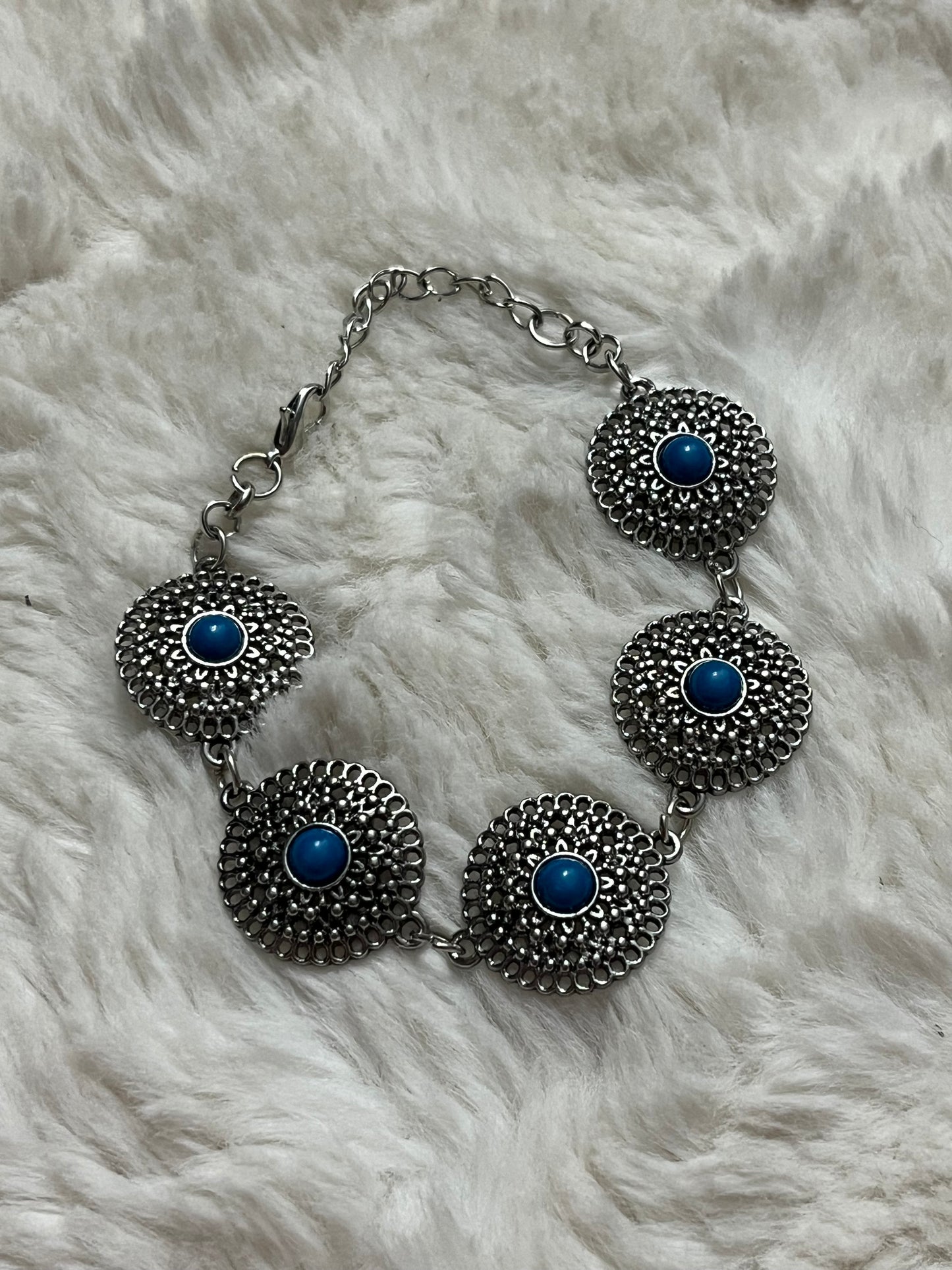 Turquoise Sunburst Bracelet