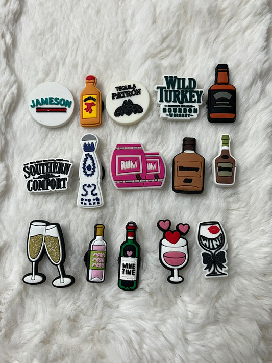 Alcohol (Hard) Shoe Charms