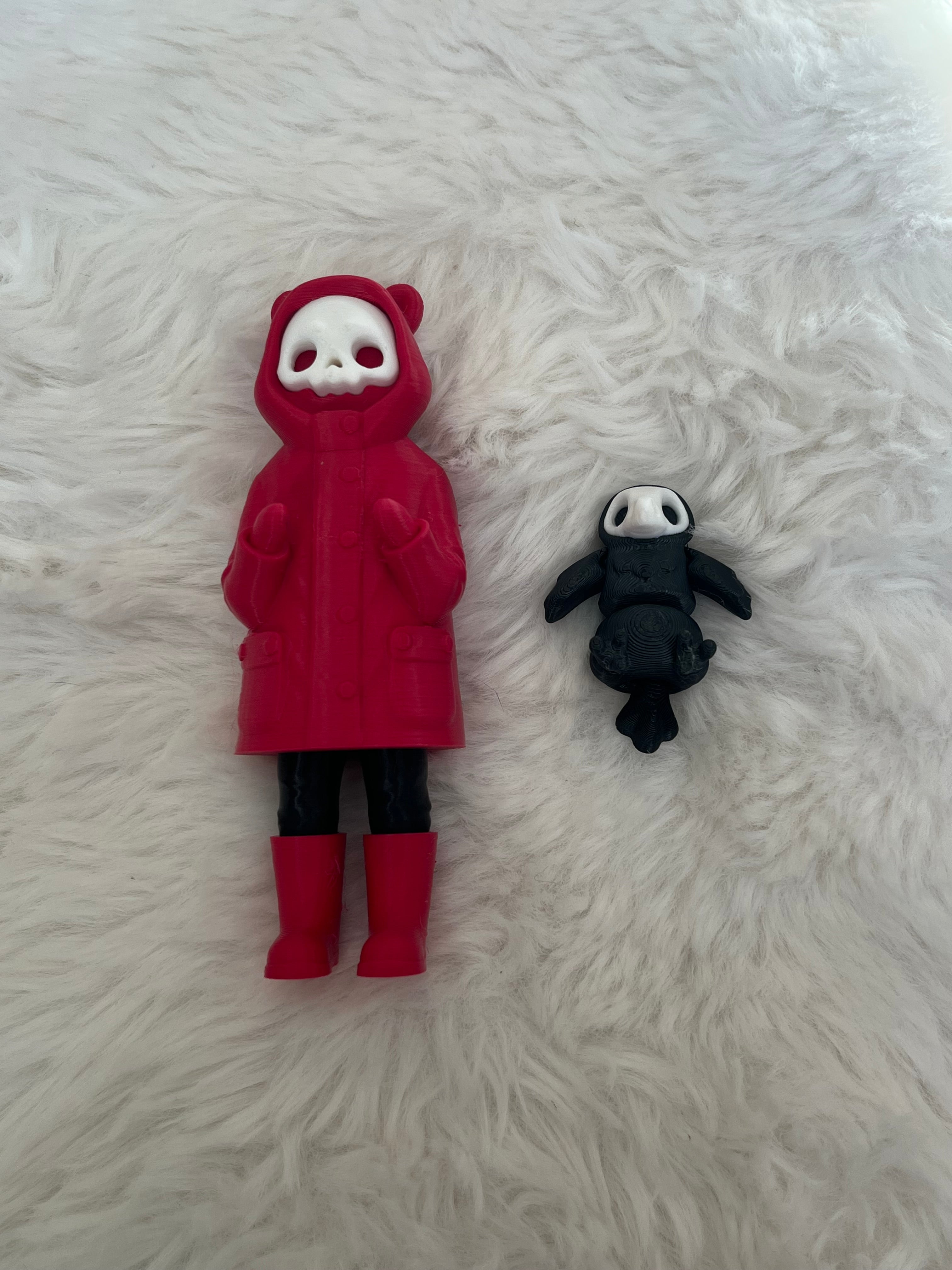 Girl and Bird 3D Print