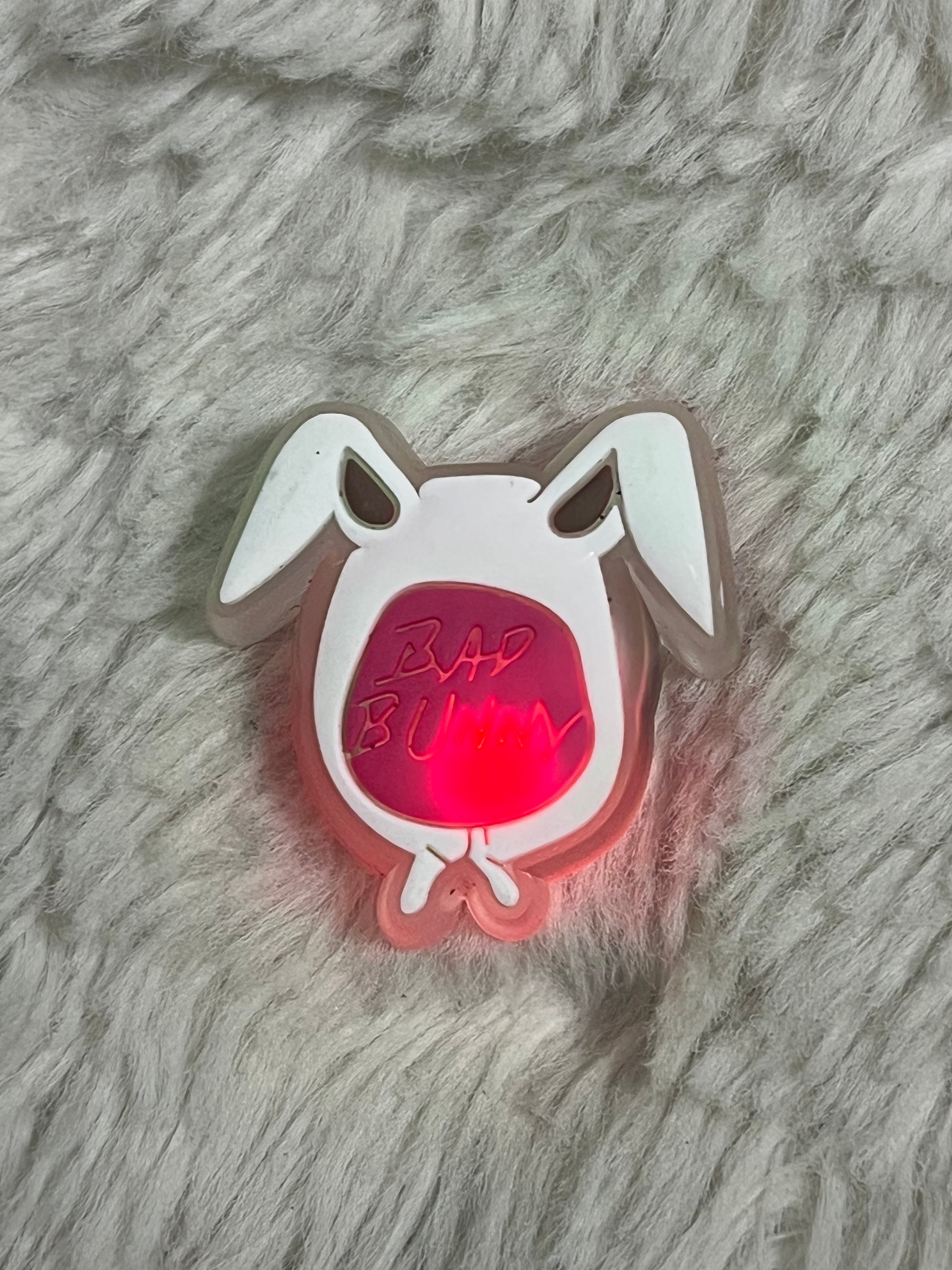 Bad Bunny Light Up Shoe Charm