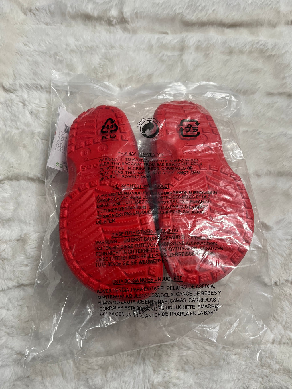 Red Crocs