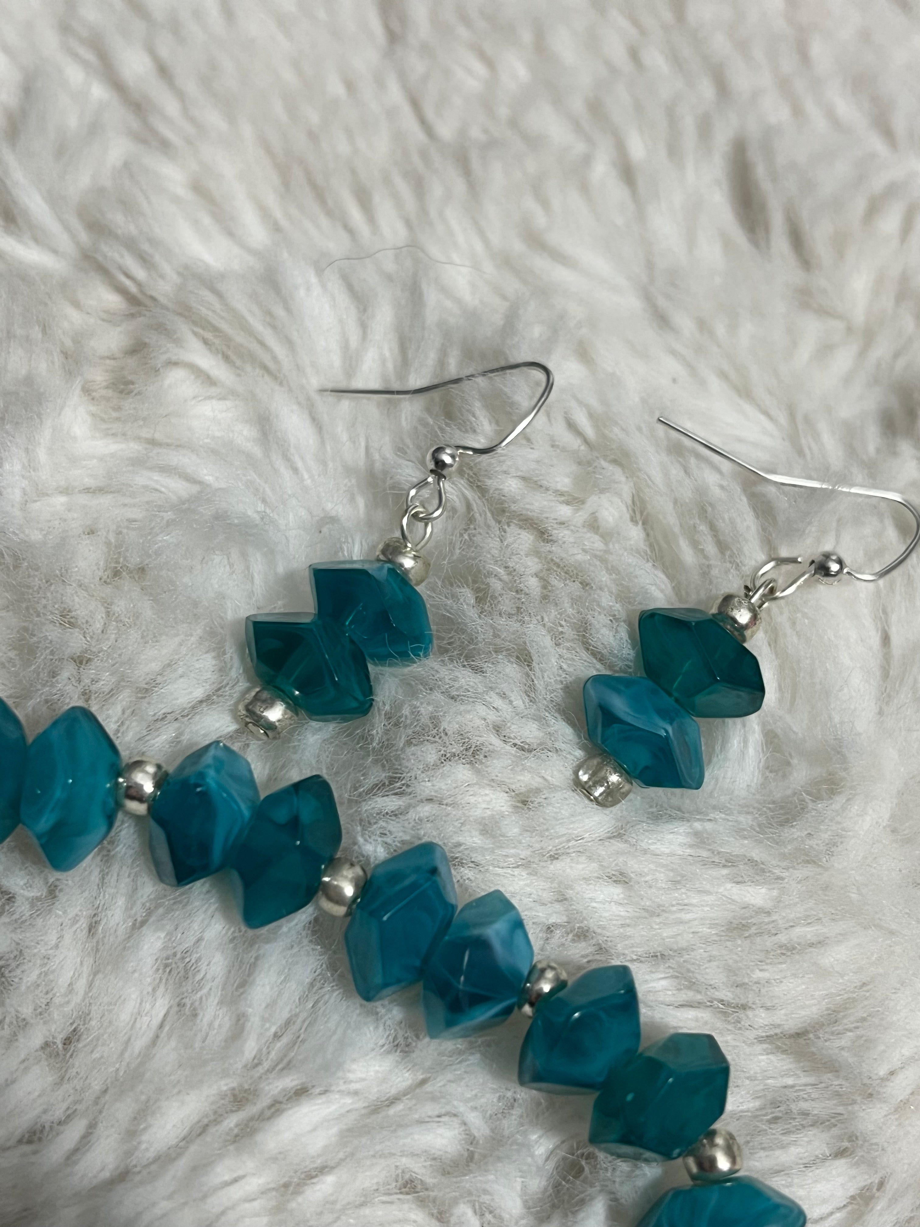 Teal Tide Twist Bracelet Set