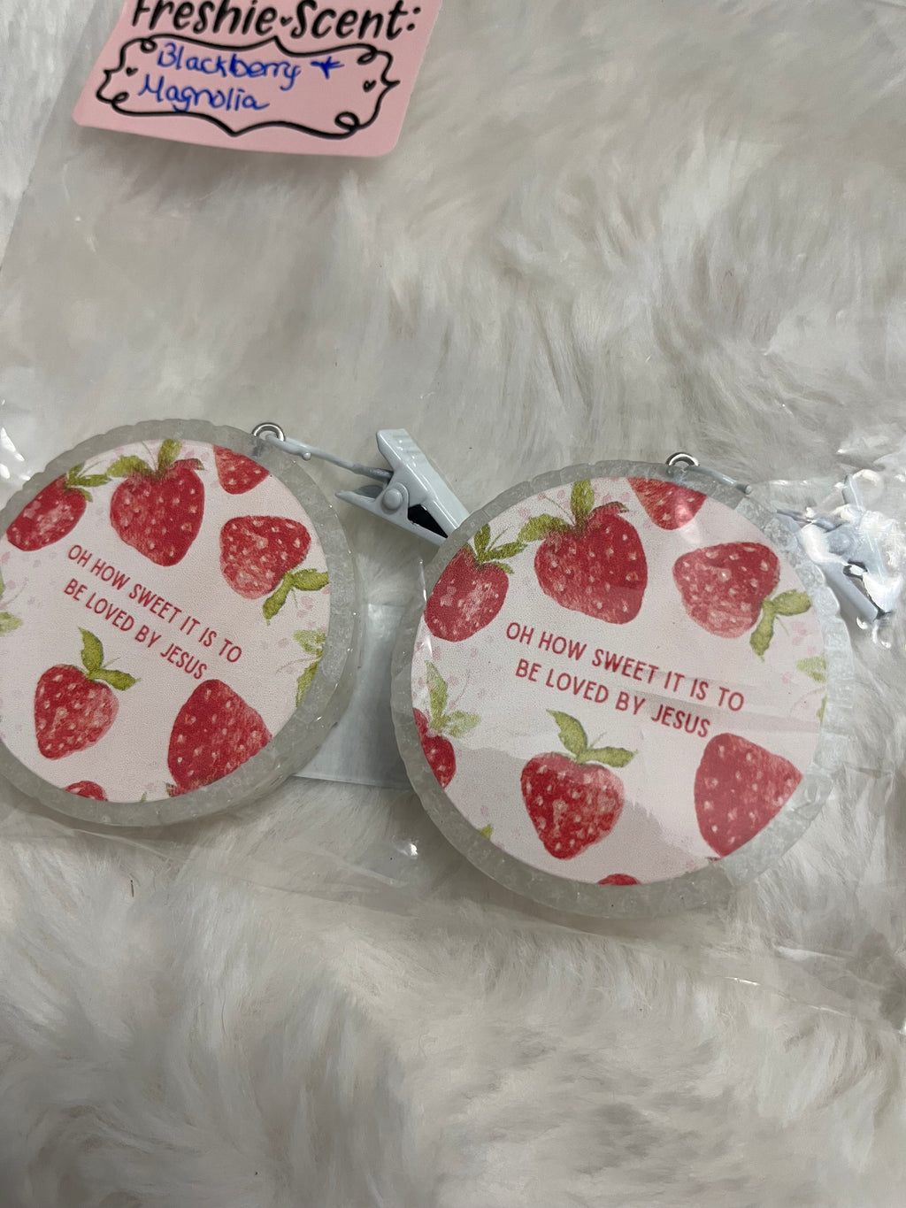 Loved by Jesus Freshie Vent Clips