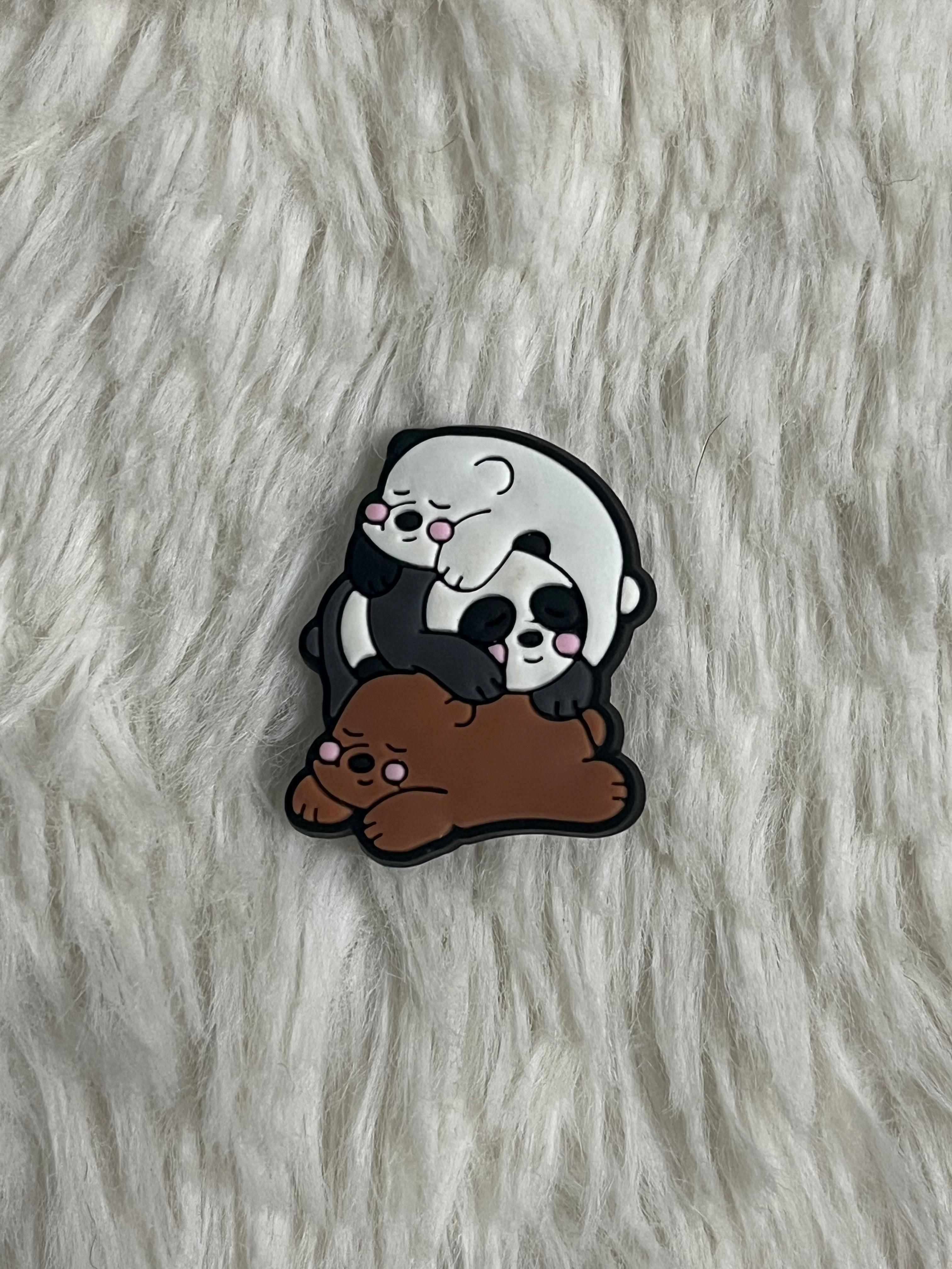 We Bare Bears Shoe Charms