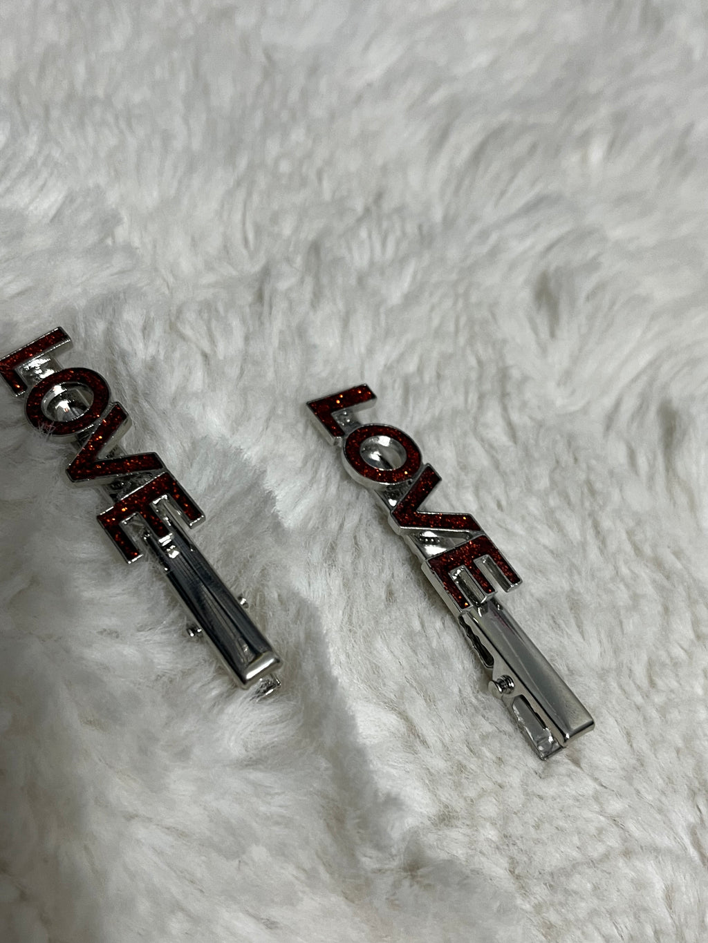 Adored Adornment Red Paparazzi Hair Clip