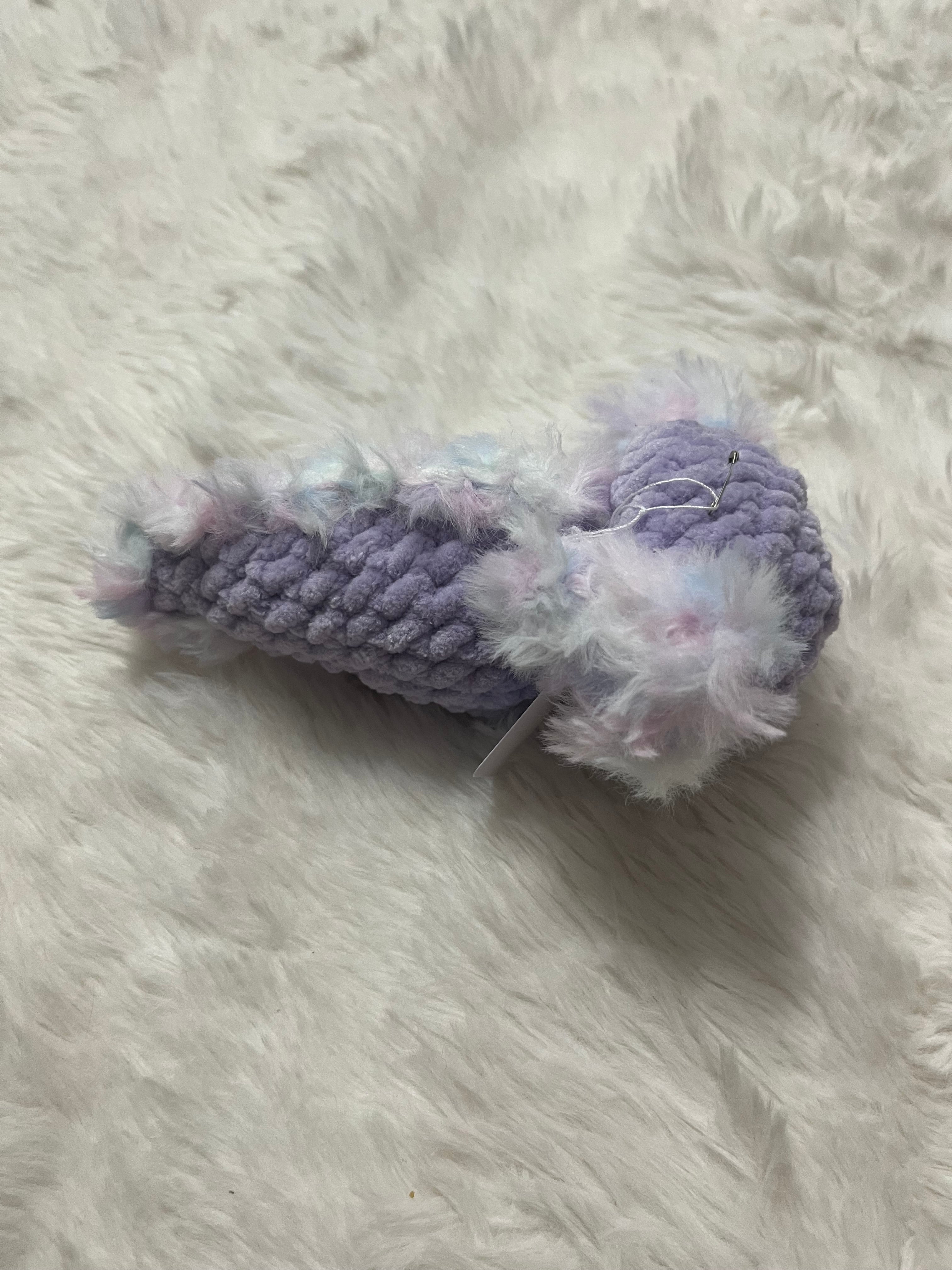 Pixie the Purple Axolotl Crochet Plushie