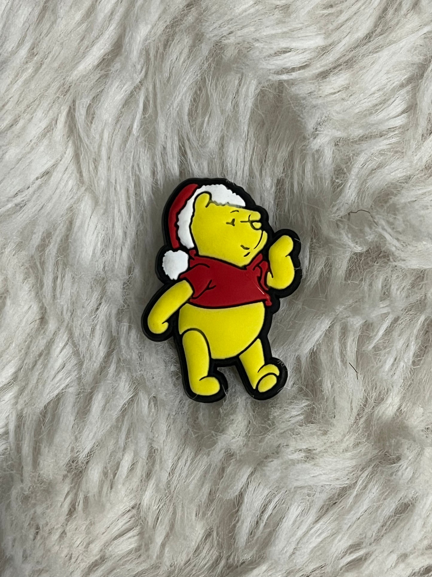 Winnie the Pooh (Christmas) Shoe Charms