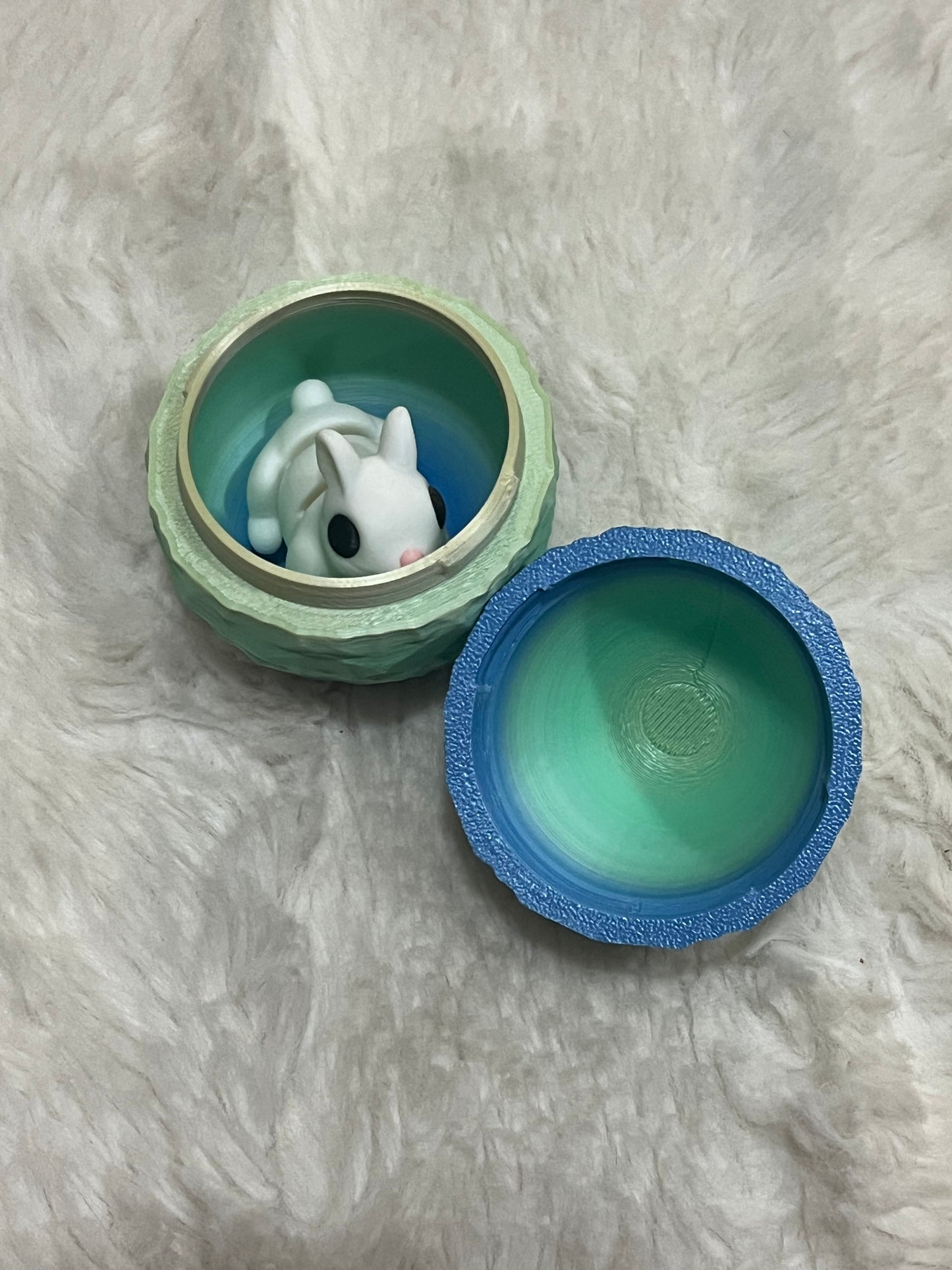 Bunny and Egg 3D Print