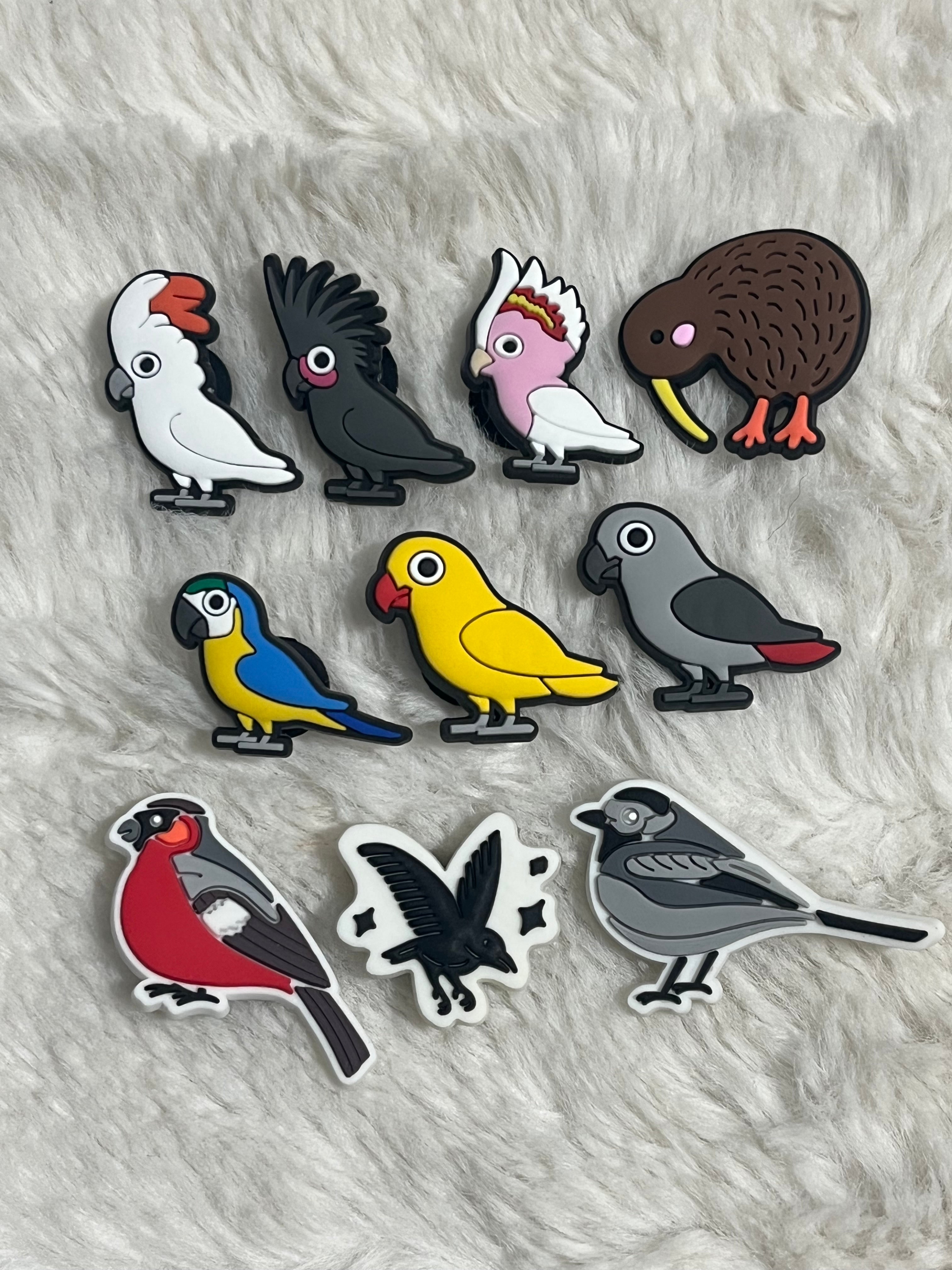 Bird Shoe Charms