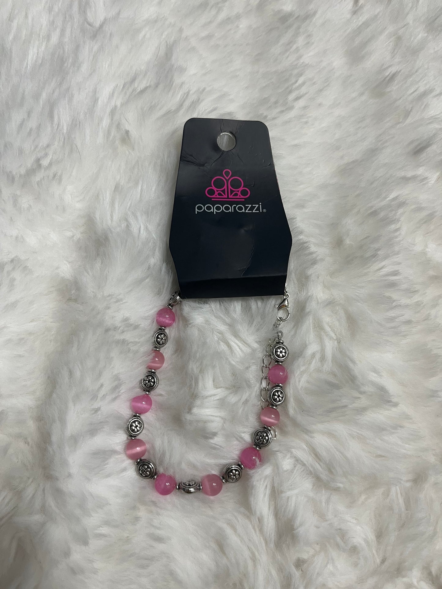 Rosy Bloom Paparazzi Bracelet