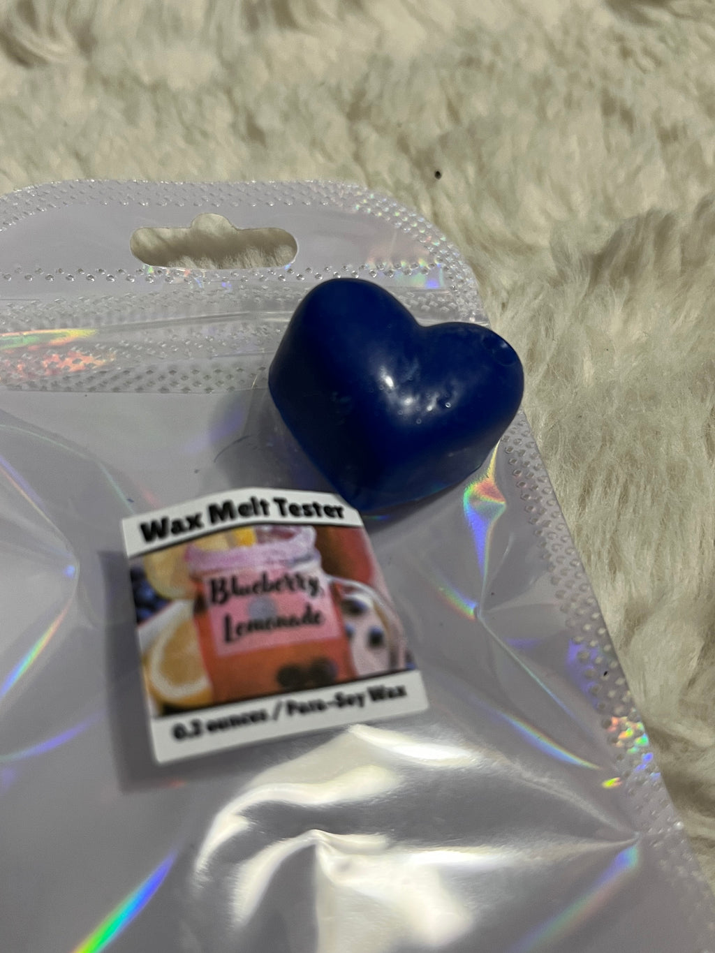 Blueberry Lemonade Wax Melt Tester