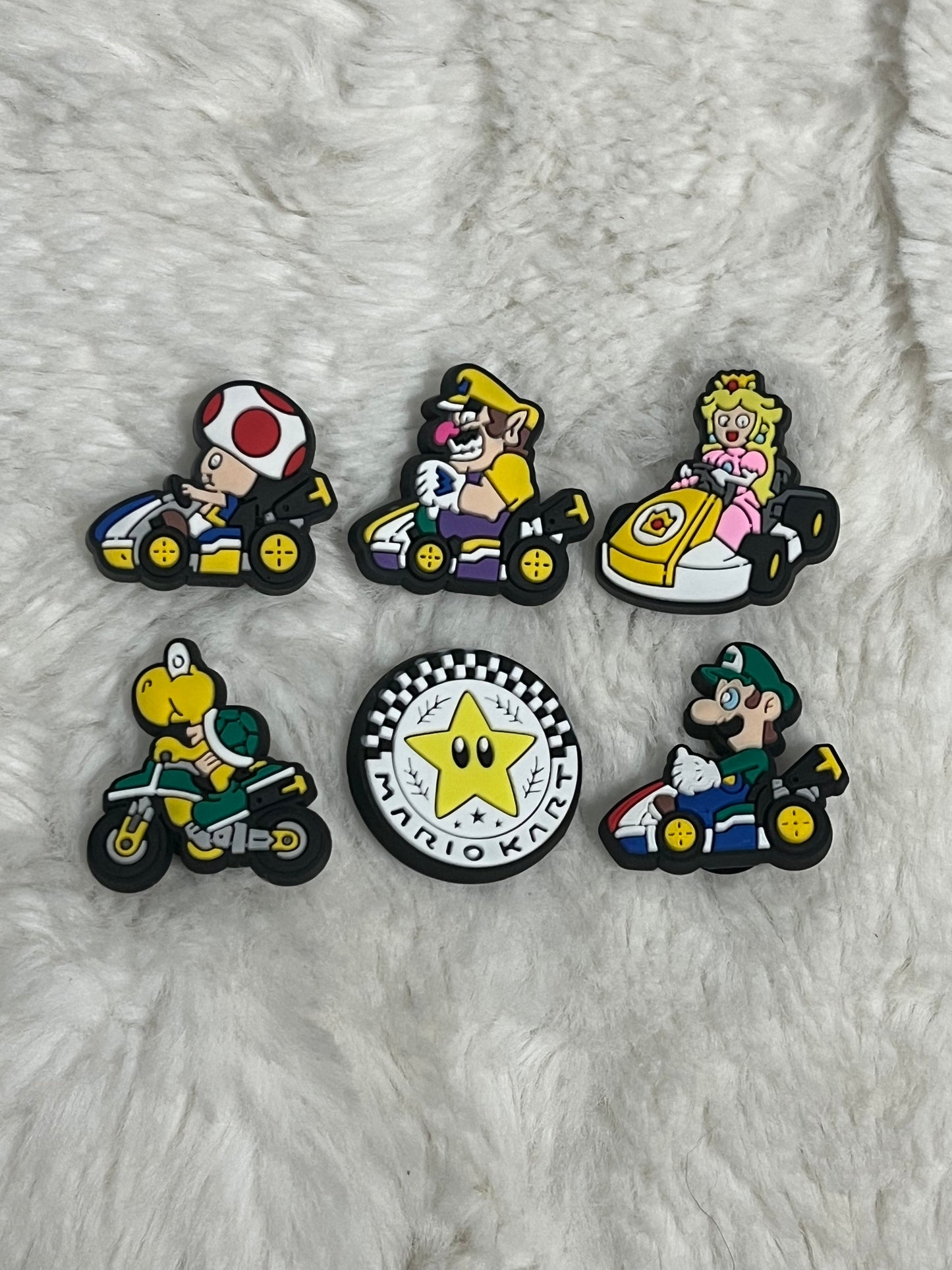 Mario Kart Shoe Charms
