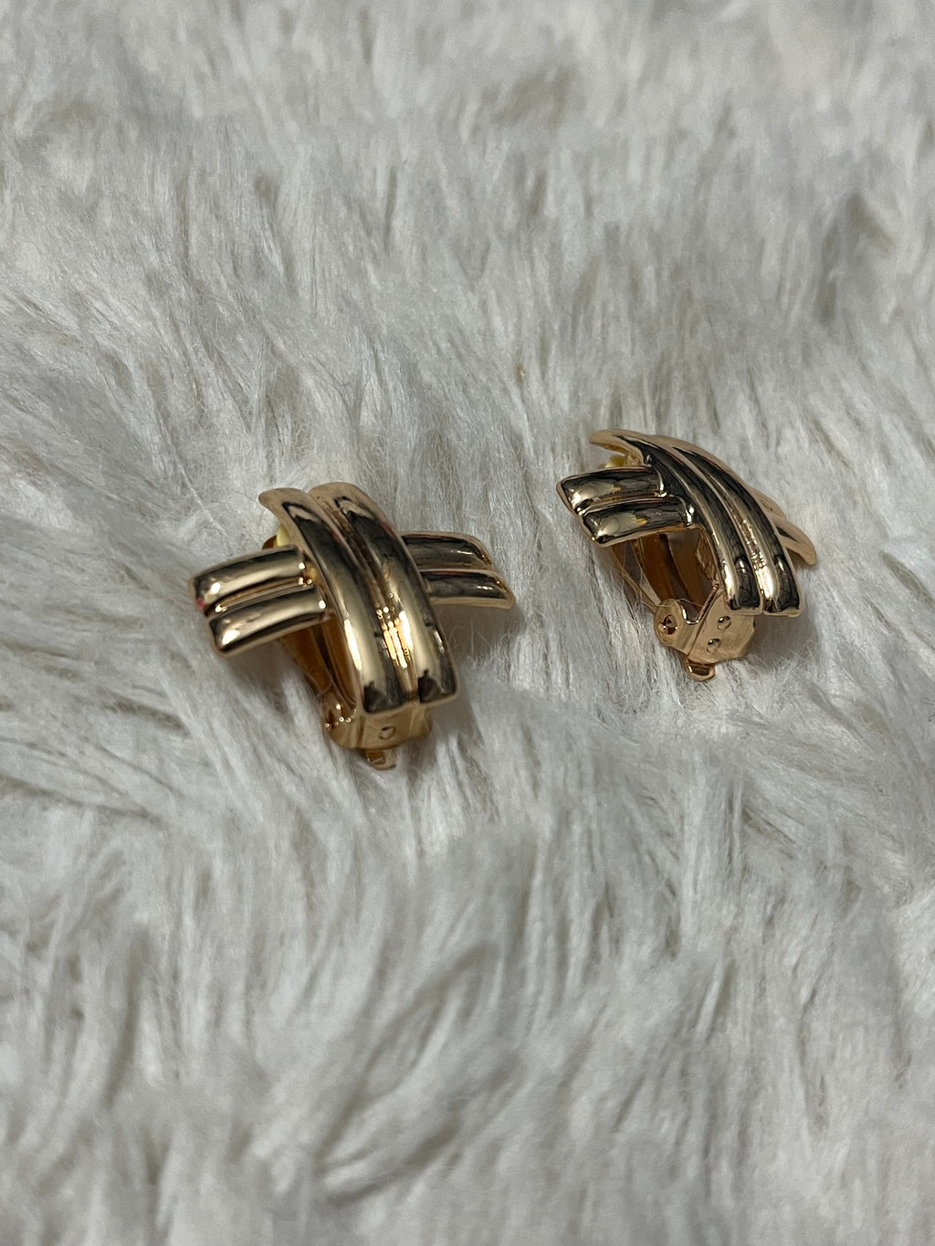 Couture Crossover Paparazzi Clip On Earrings
