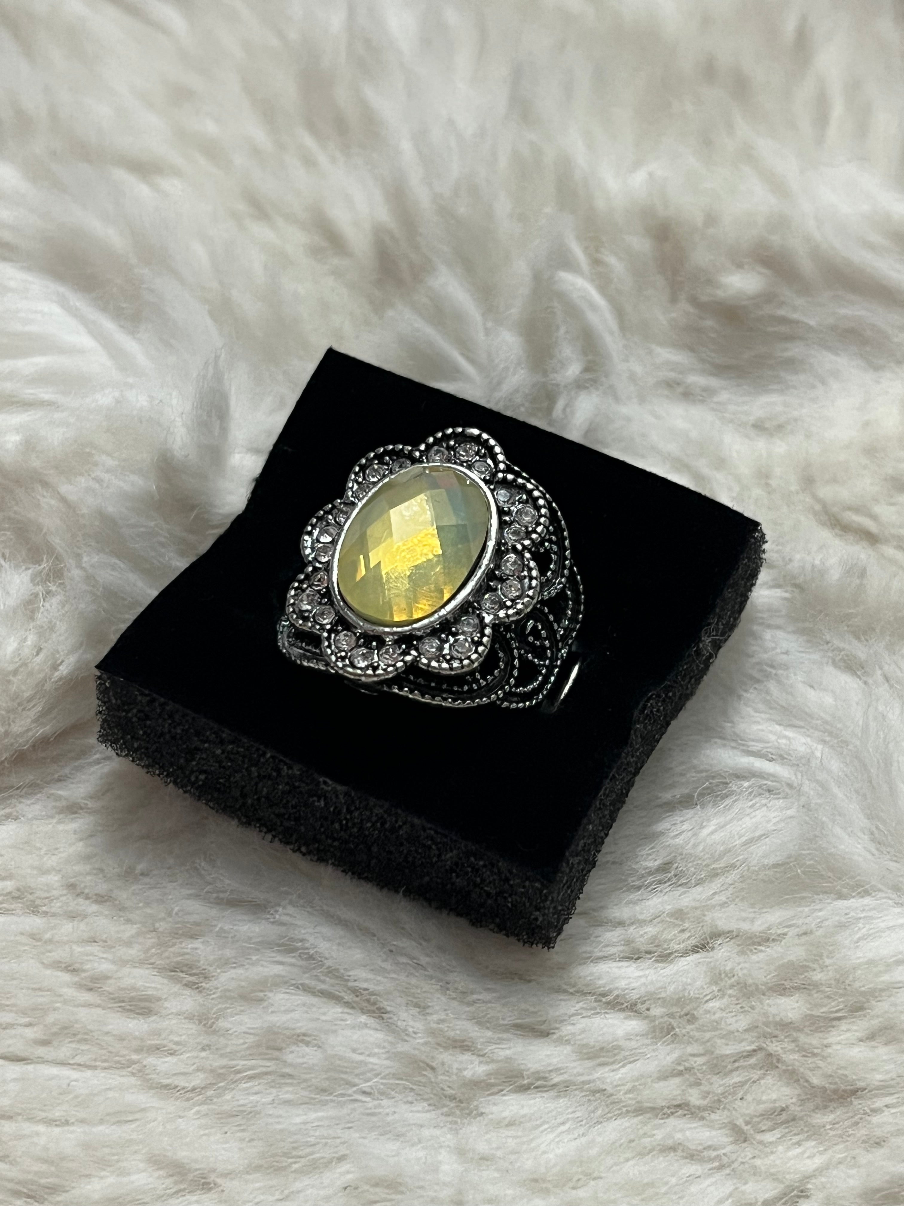 Golden Glow Paparazzi Ring
