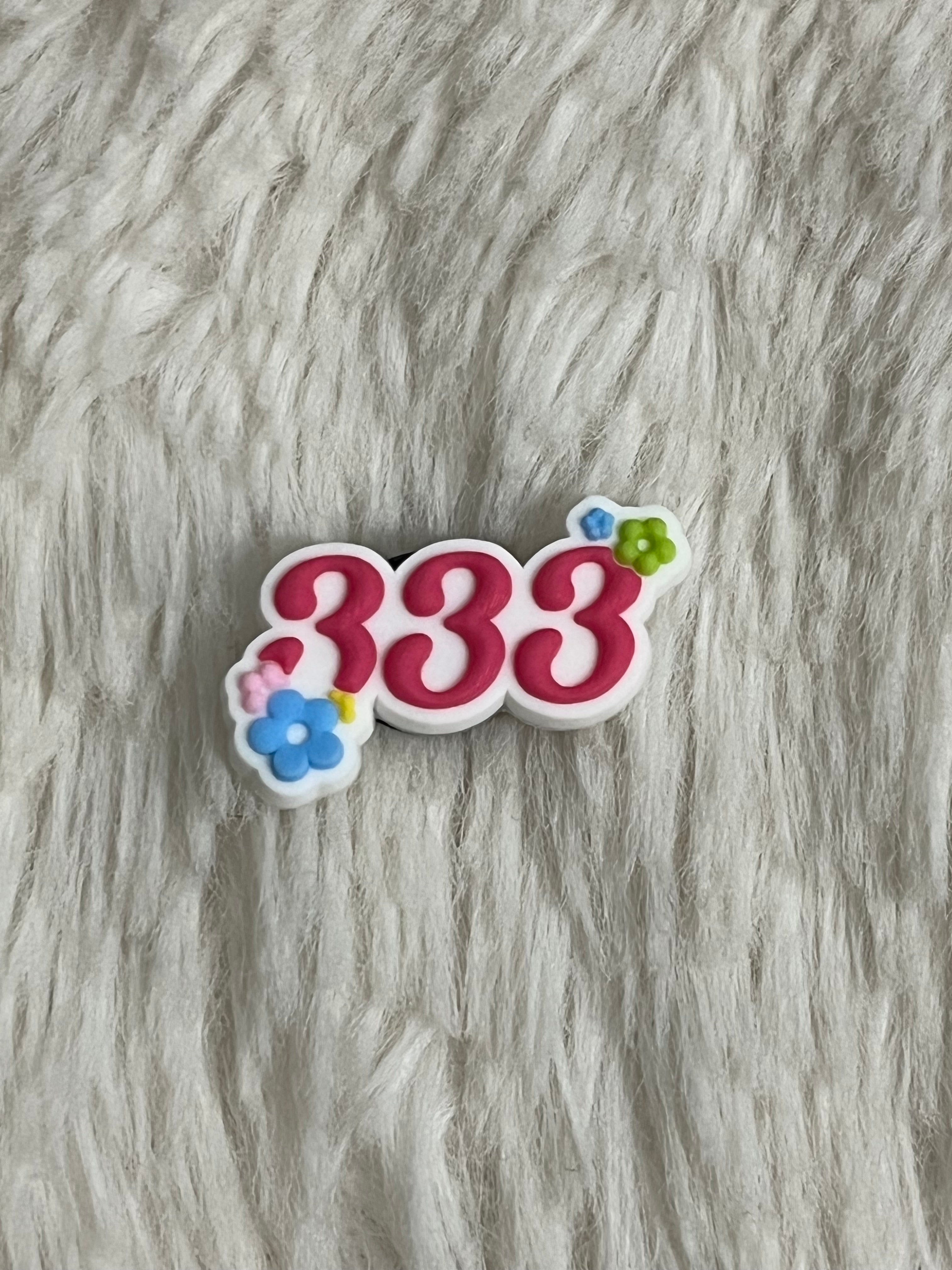 Angel Numbers Shoe Charms