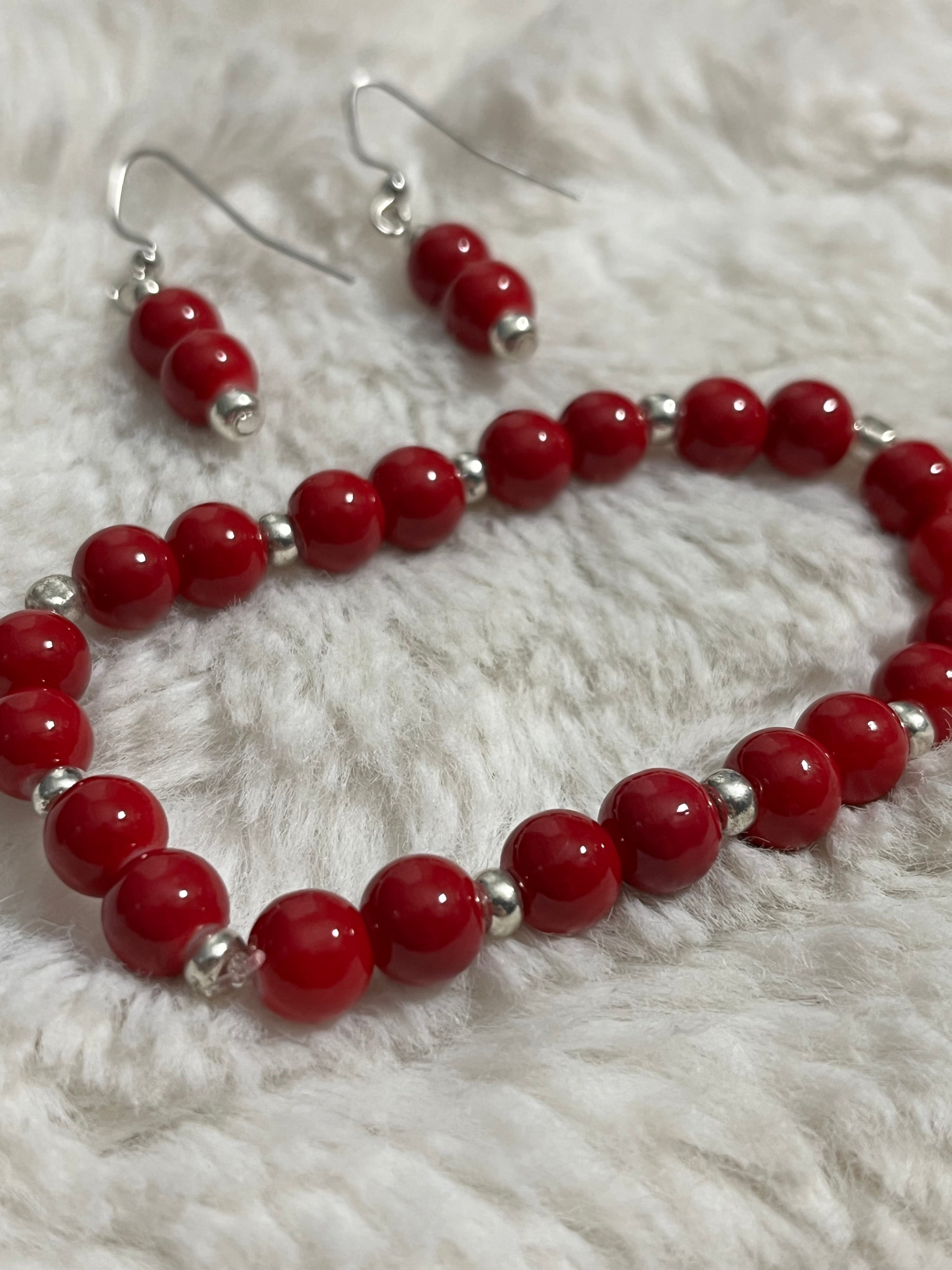 Classic Cherry Shine Bracelet Set