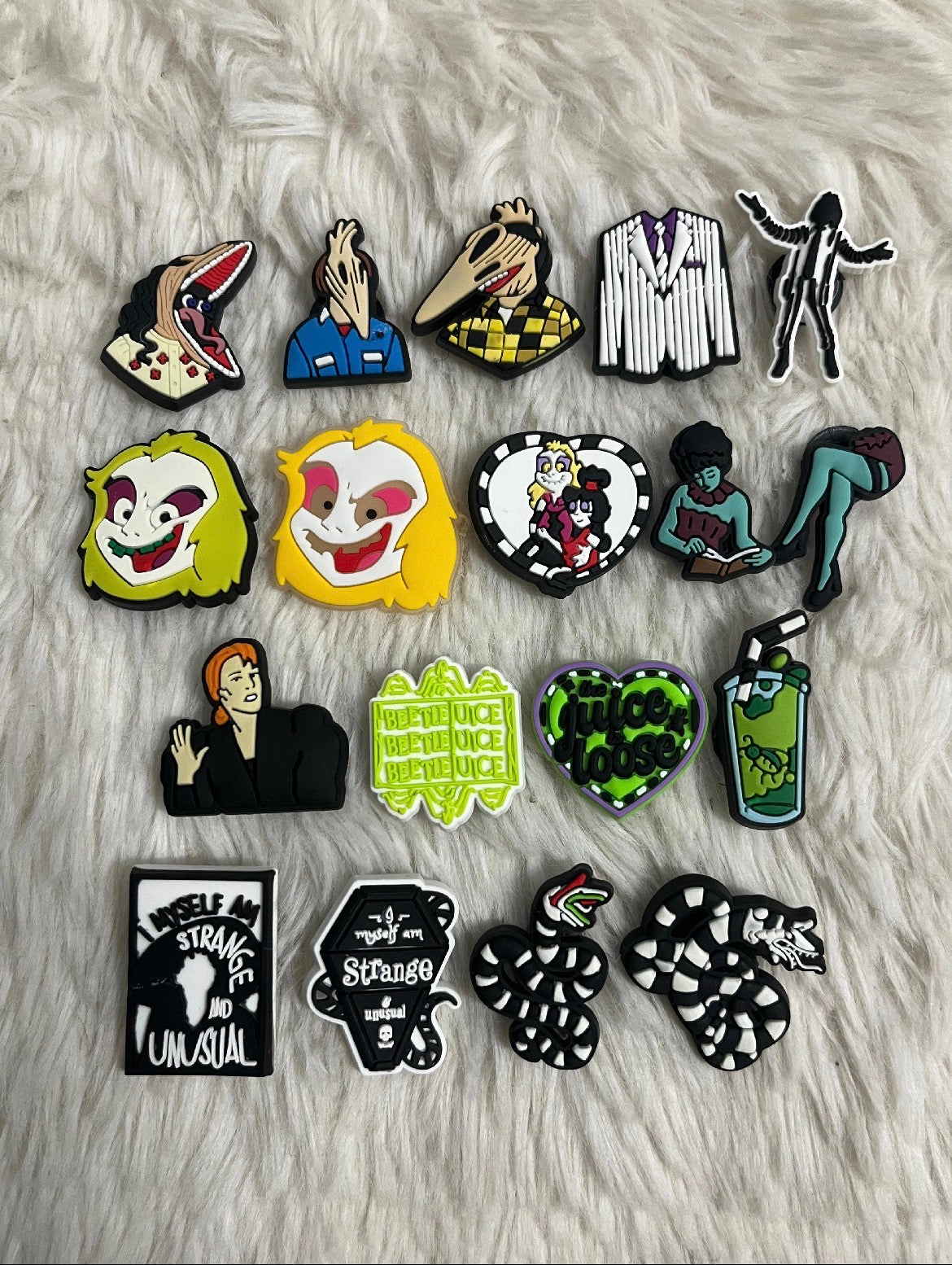 Beetlejuice Shoe Charms