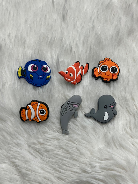 Finding Nemo/Dory Croc Charms