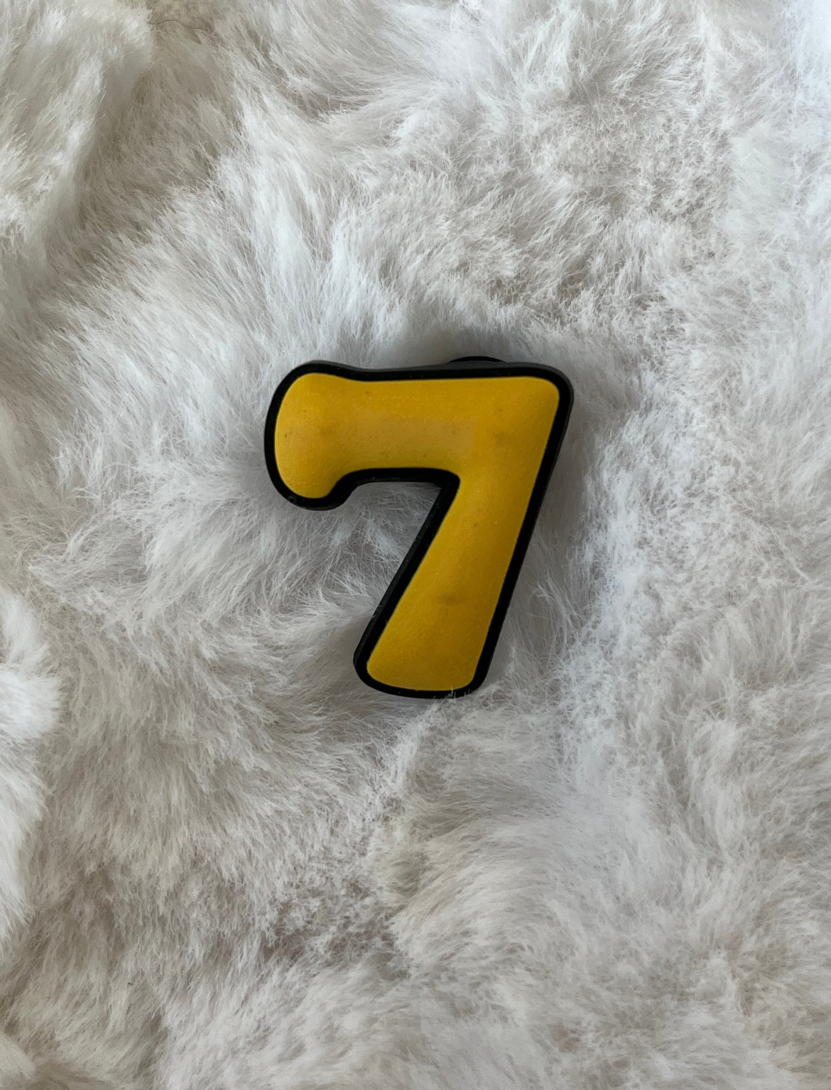 Big Colored Numbers Shoe Charms